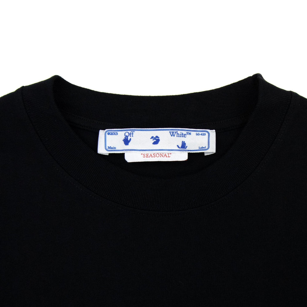 Off White Brush Arr Over Skate S/s T Shirt Black Multi