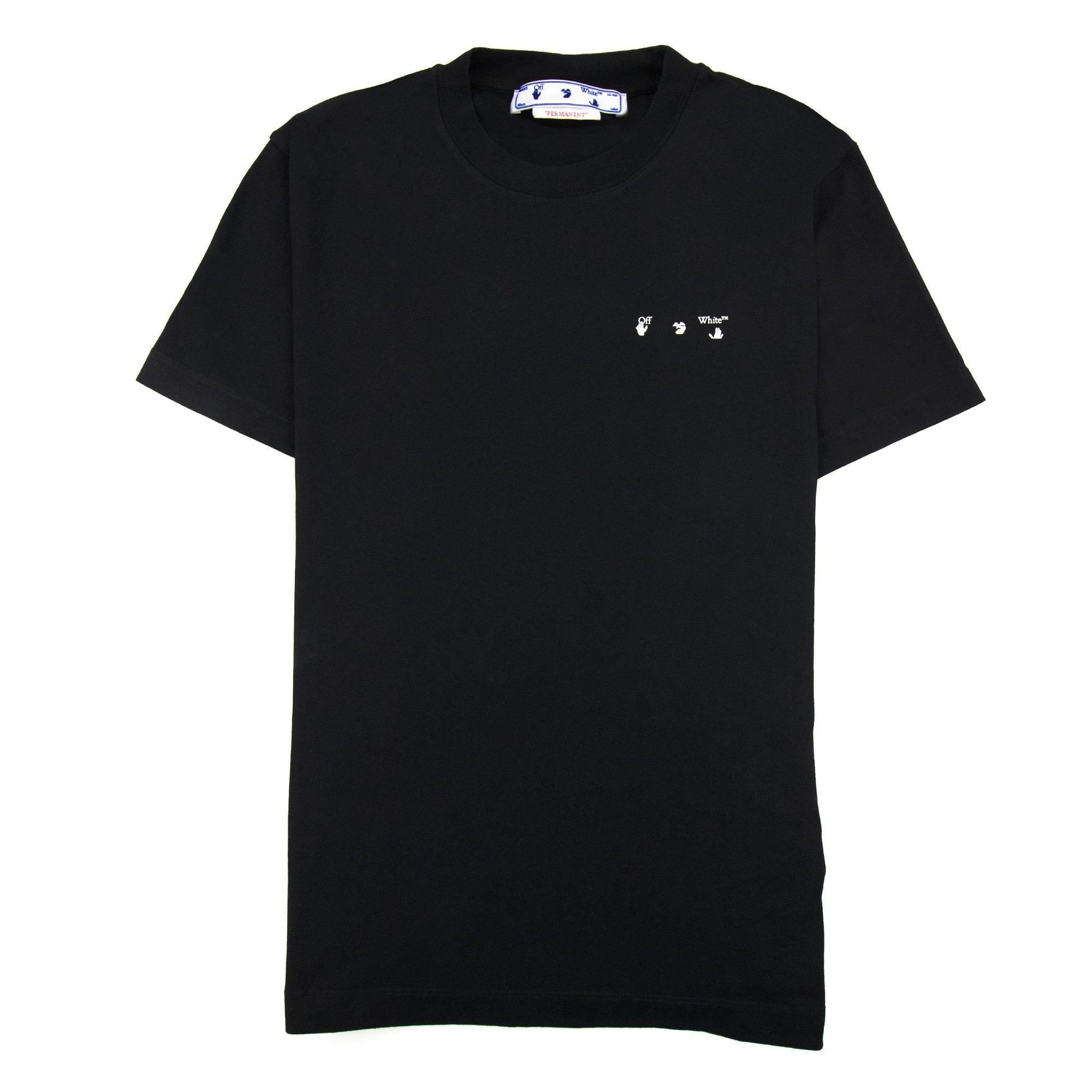 Off White Caravage Paint Slim S/s T Shirt Black/white