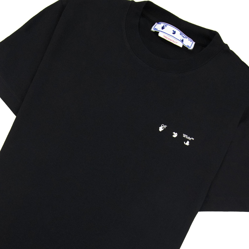 Off White Caravage Paint Slim S/s T Shirt Black/white
