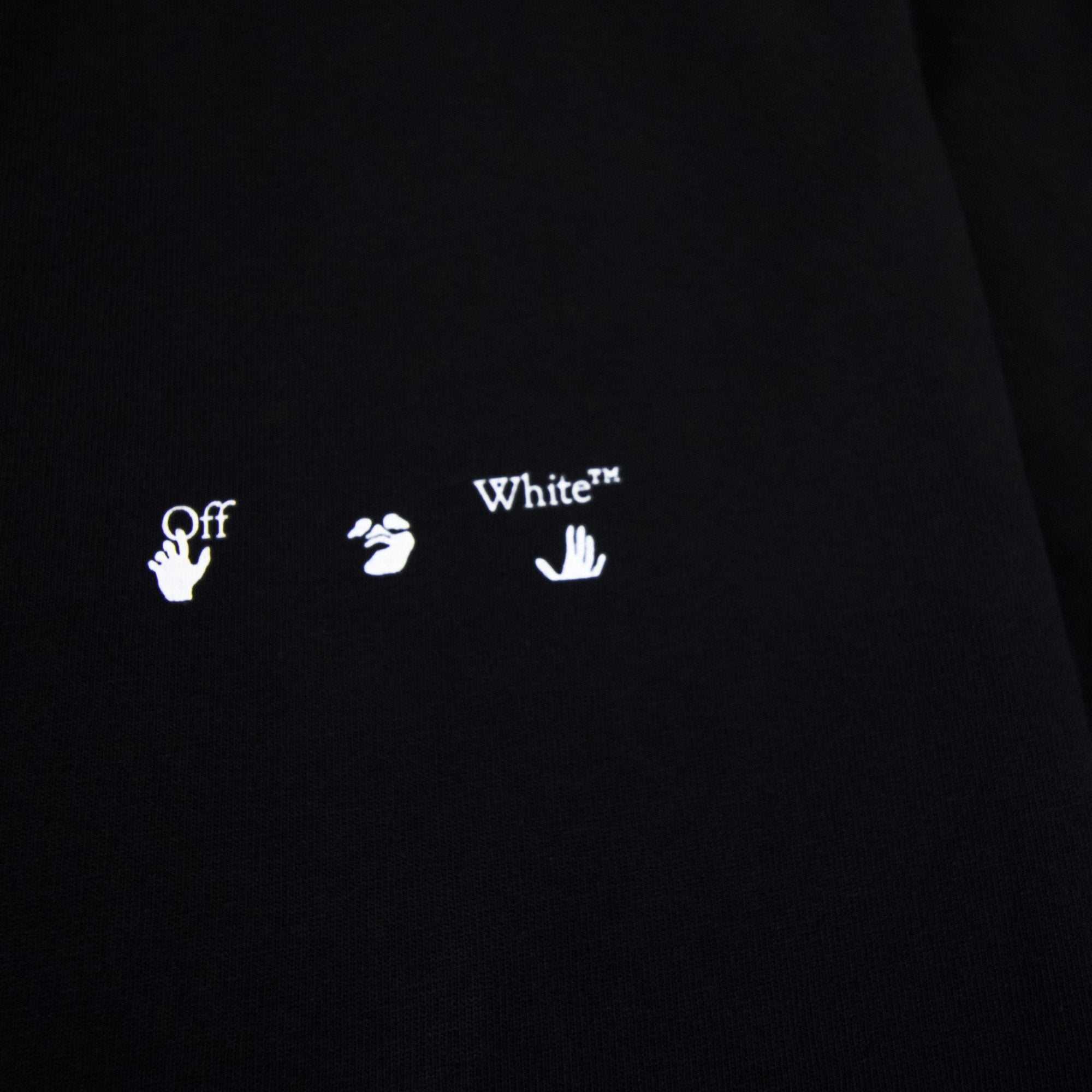 Off White Caravage Paint Slim S/s T Shirt Black/white