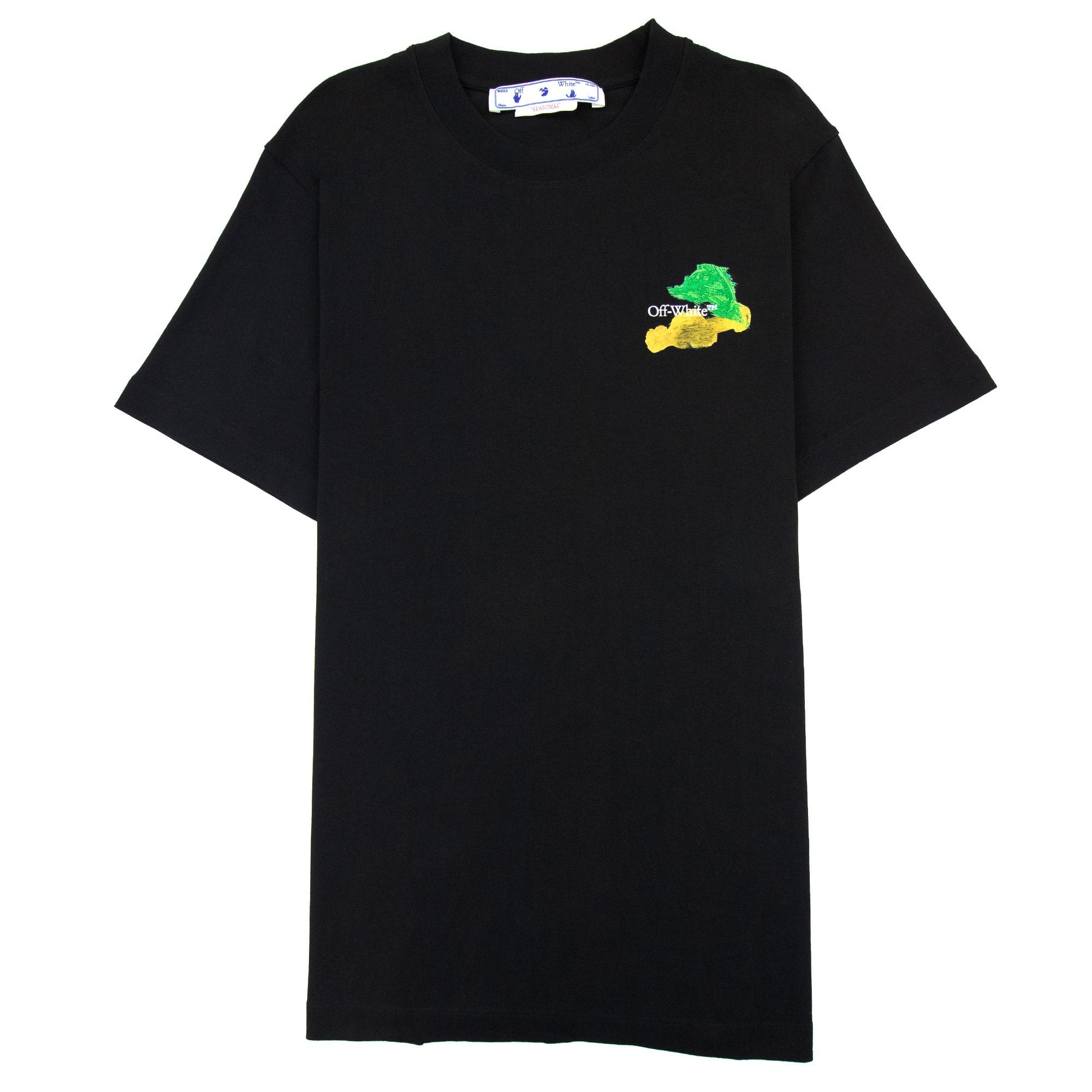 Off White Brush Arr Slim S/s T Shirt Black Multi | ONU – Onu