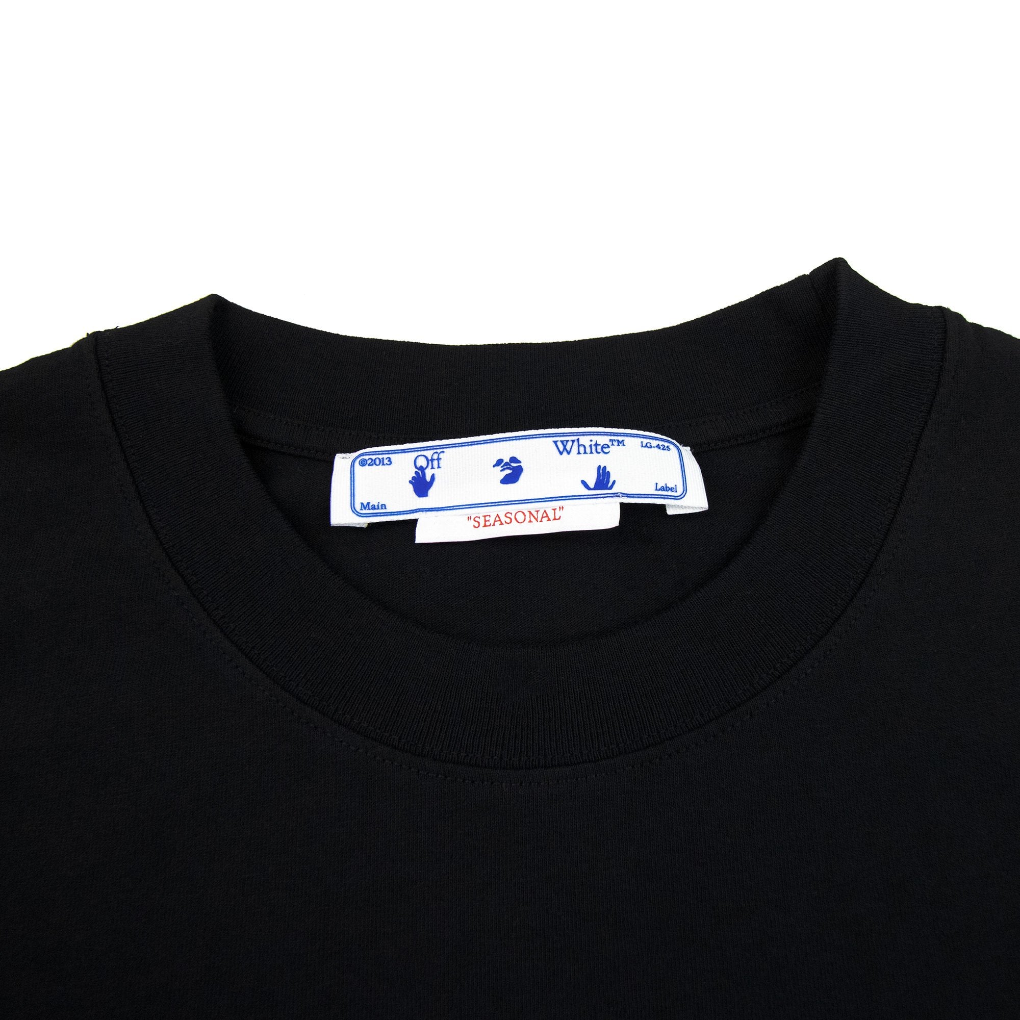 Off White Brush Arr Slim S/s T Shirt Black Multi | ONU – Onu