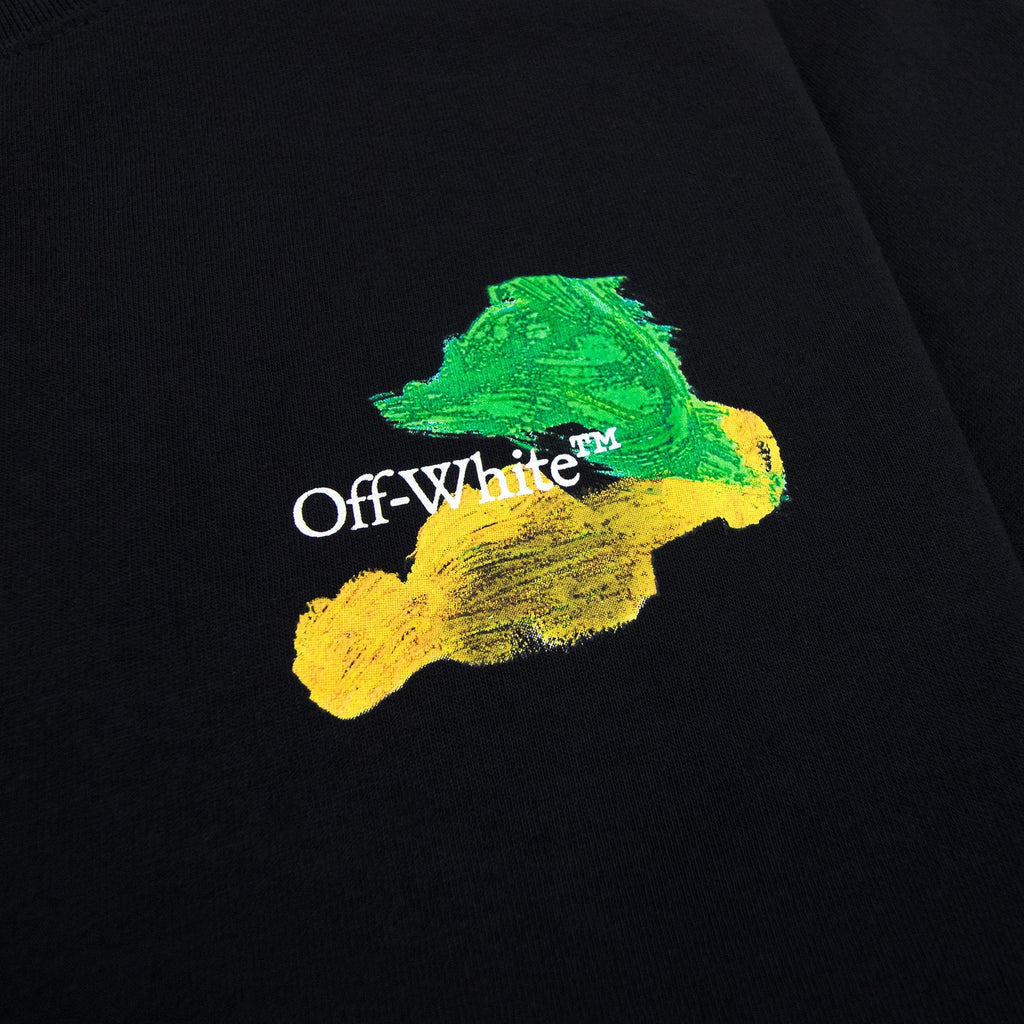 Off White Brush Arr Slim S/s T Shirt Black Multi