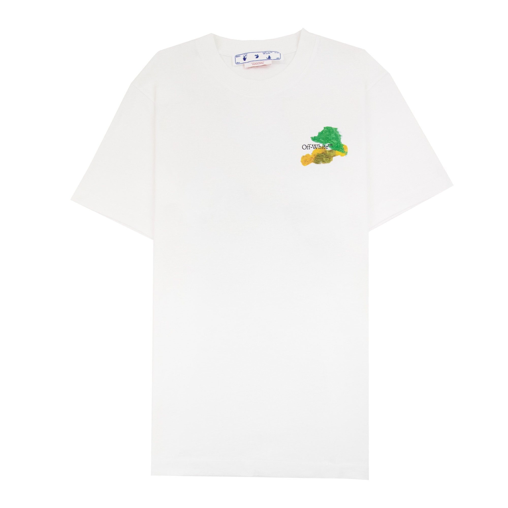 Off White Brush Arr Slim S/s T Shirt White Multi