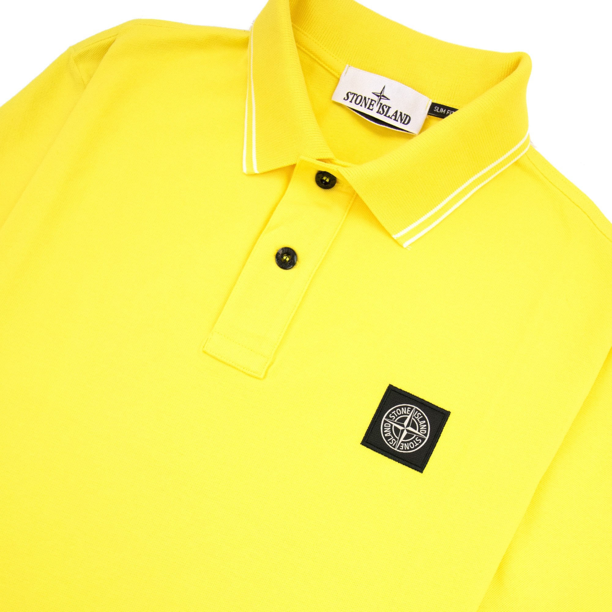 Stone Island Tip Polo Ss Yellow V0030