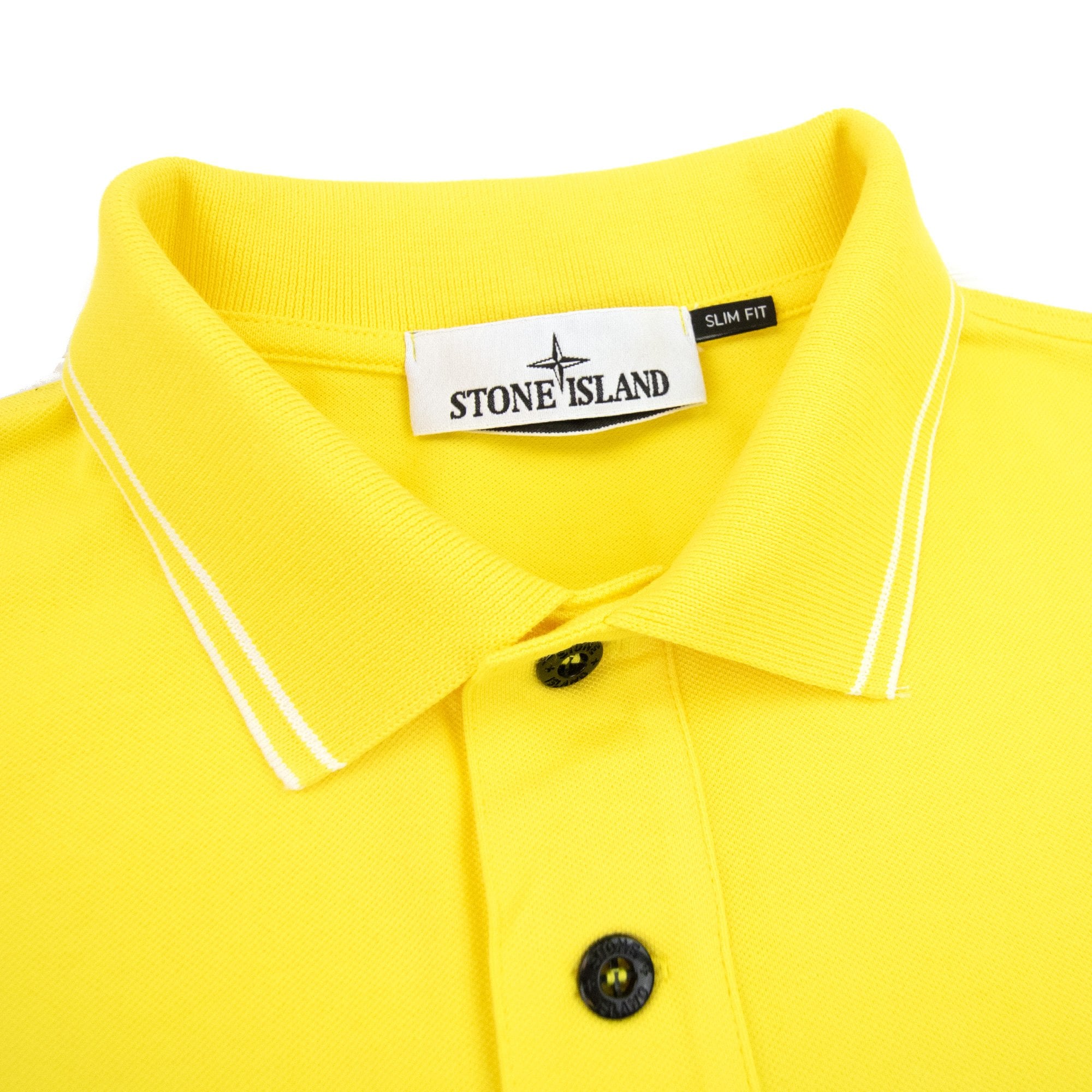 Stone Island Tip Polo Ss Yellow V0030