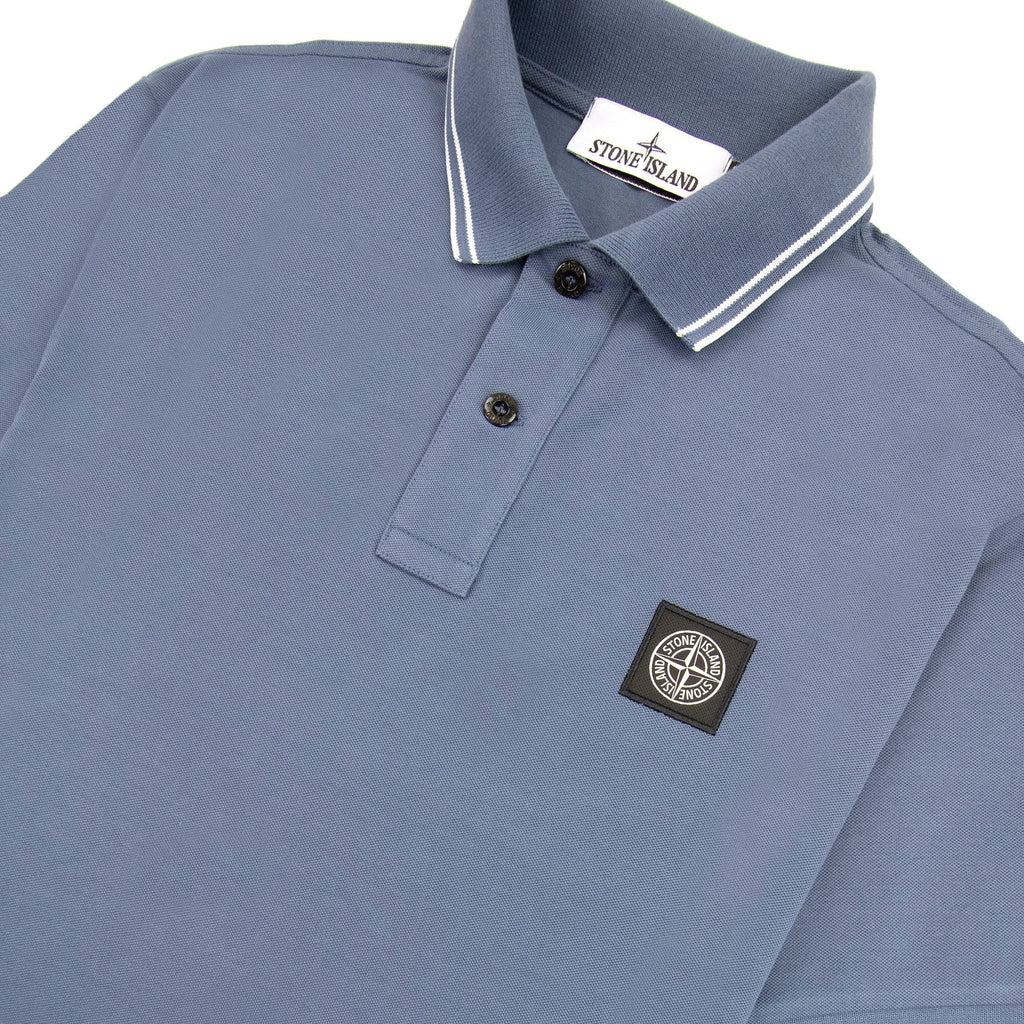 Stone Island Tip Polo Ss Blue V0024