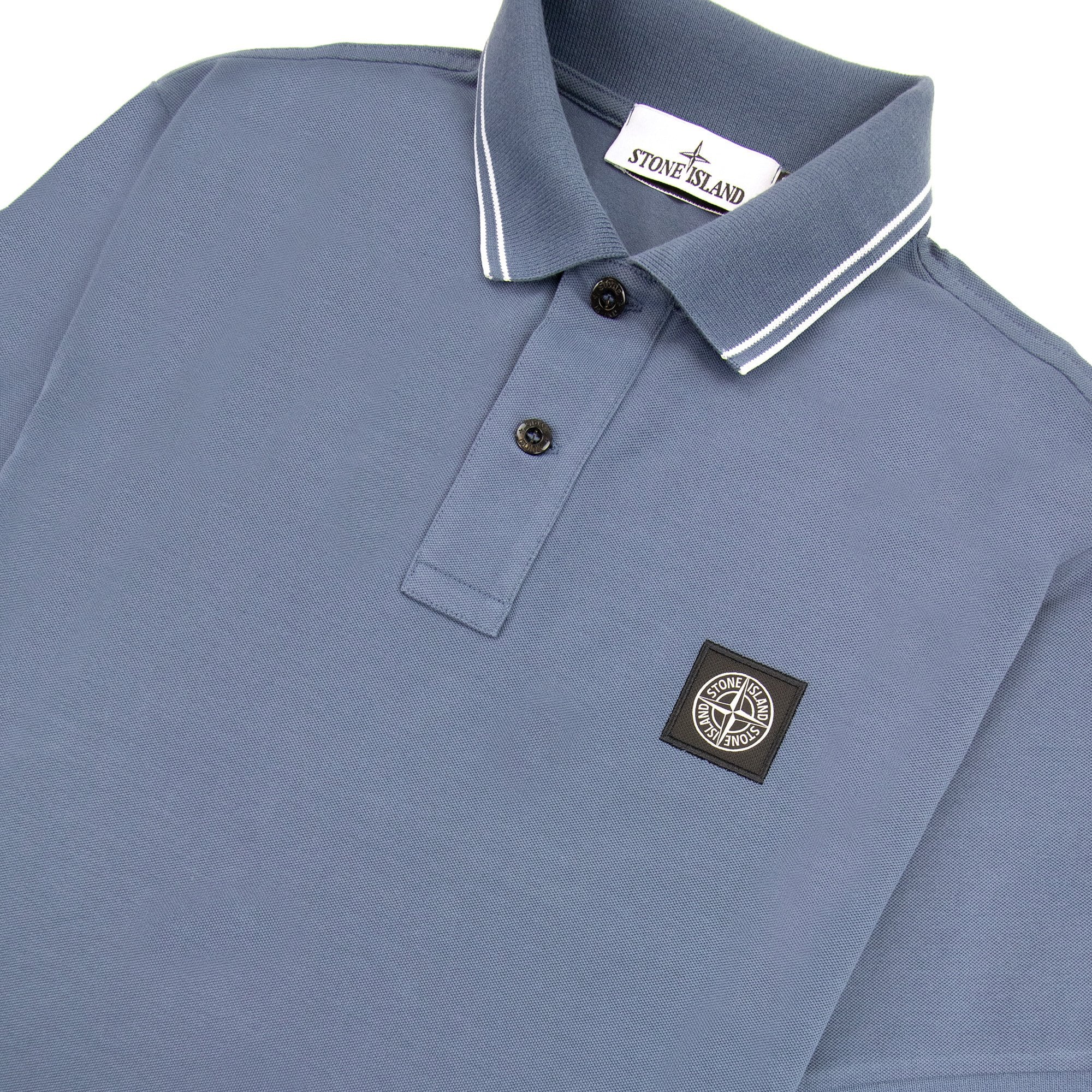 Stone Island Tip Polo Ss Blue V0024