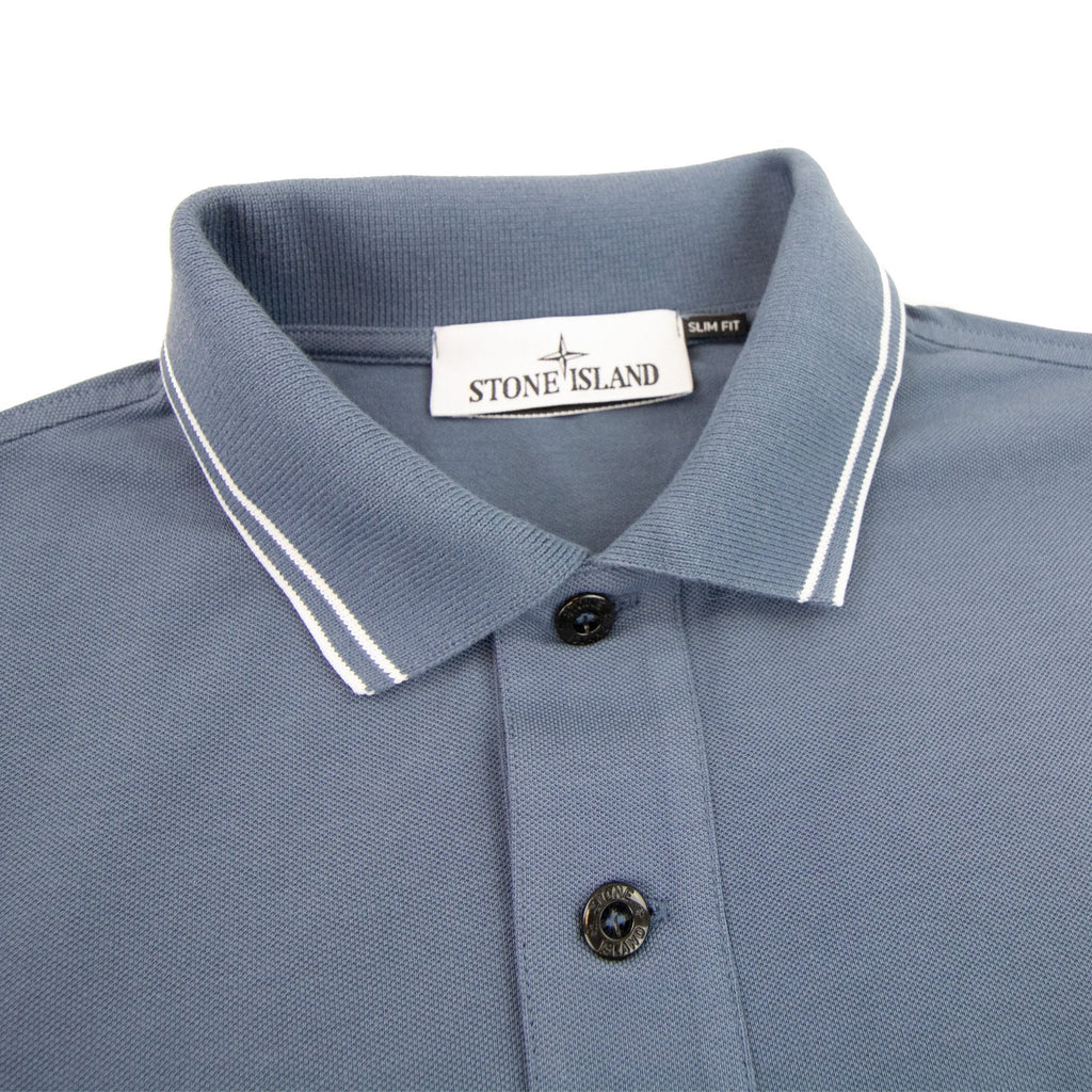 Stone Island Tip Polo Ss Blue V0024