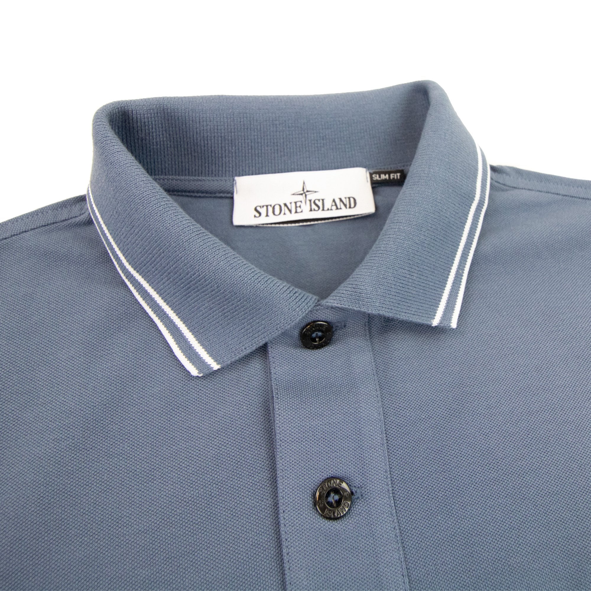 Stone Island Tip Polo Ss Blue V0024