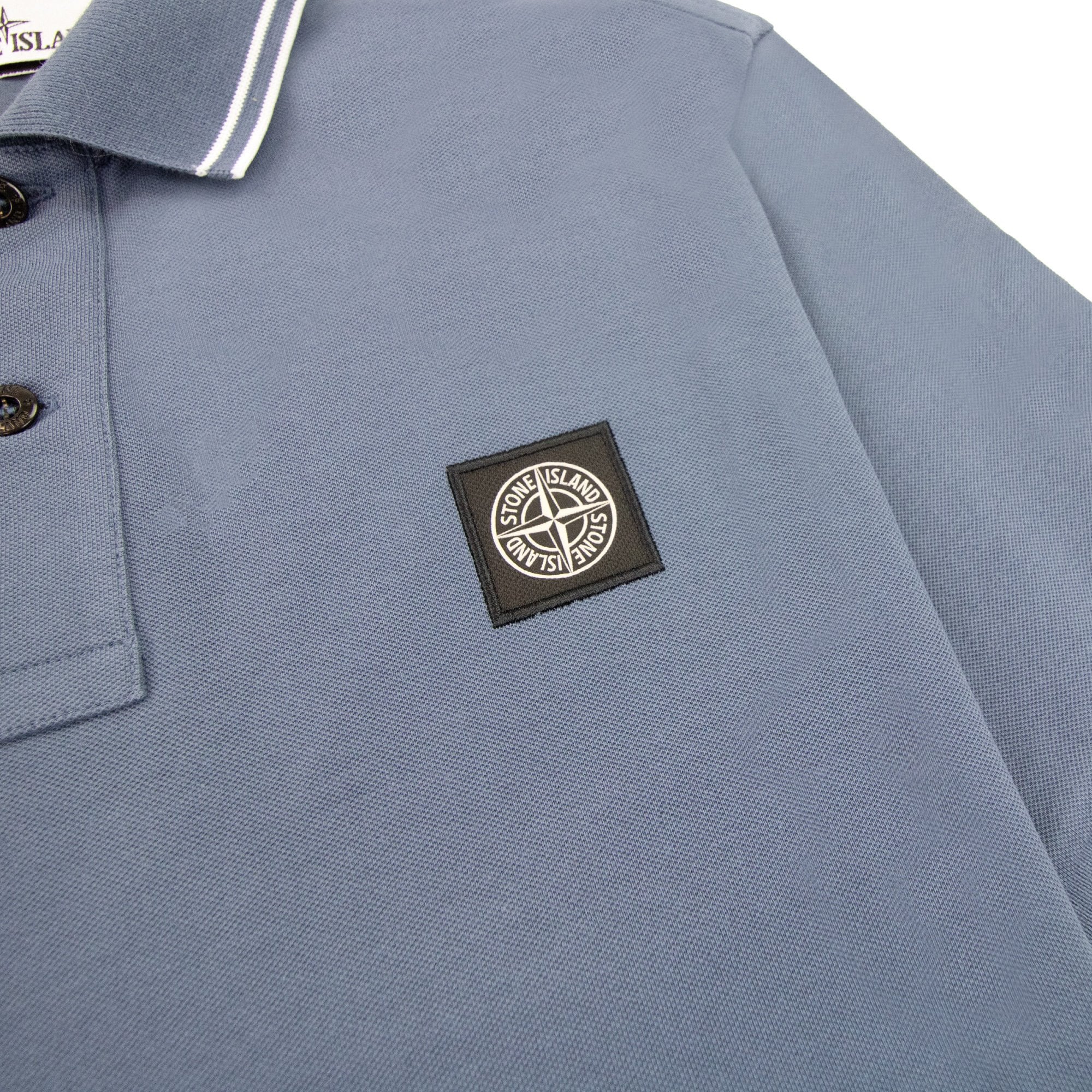 Stone Island Tip Polo Ss Blue V0024
