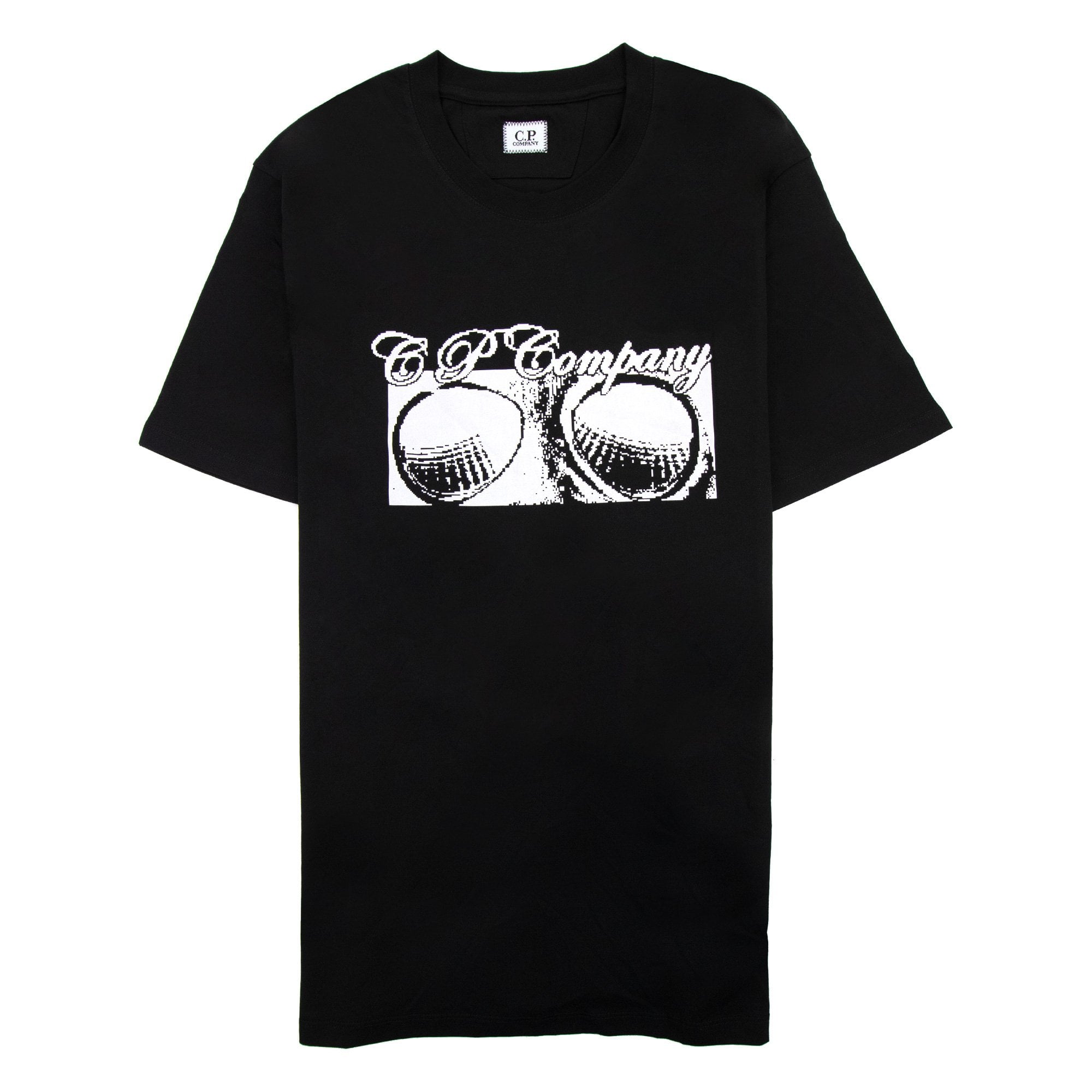Cp Company 30/1 Jersey Goggle Print T-shirt Black 999