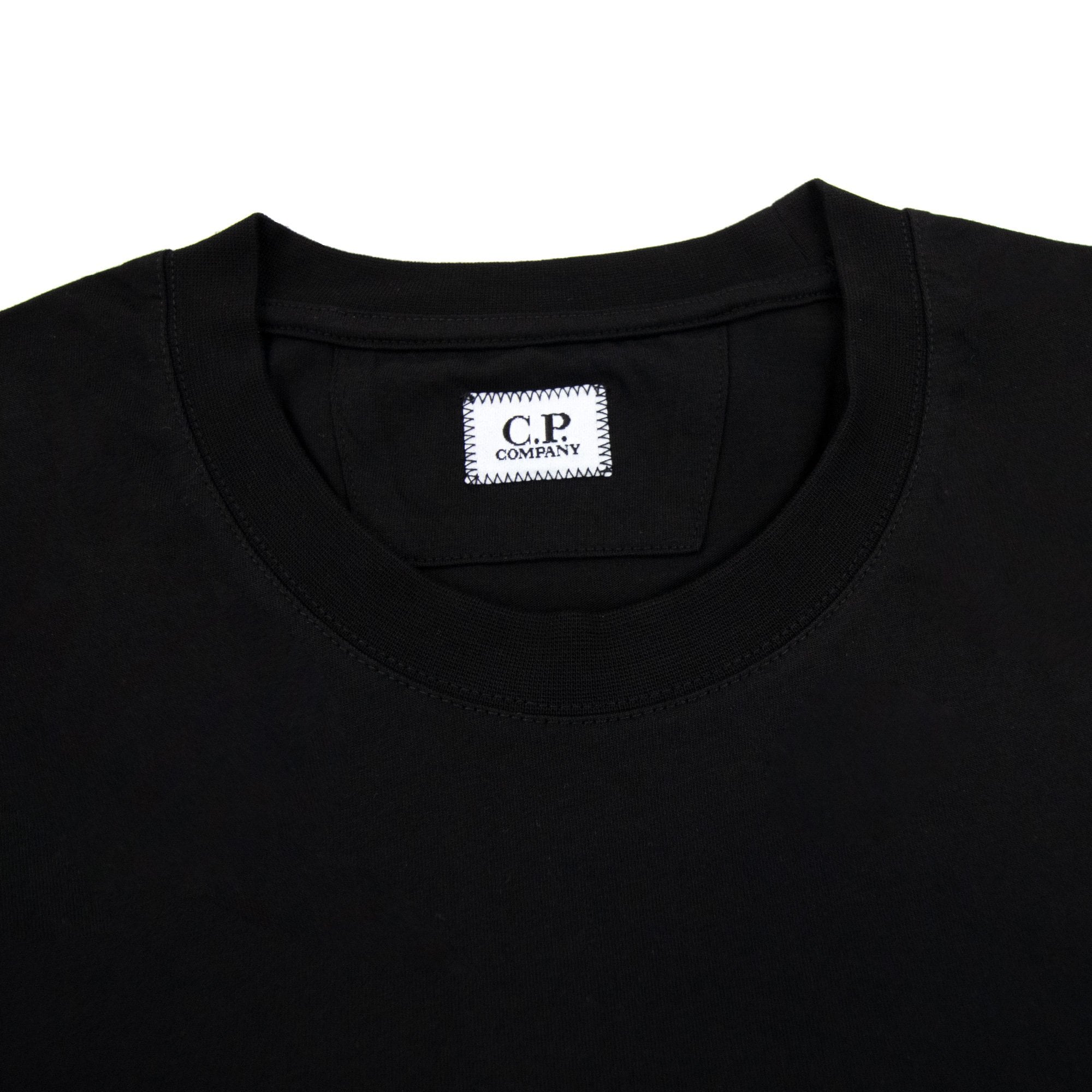 Cp Company 30/1 Jersey Goggle Print T-shirt Black 999