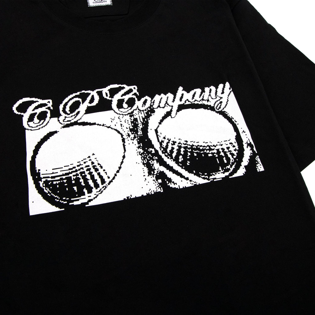 Cp Company 30/1 Jersey Goggle Print T-shirt Black 999