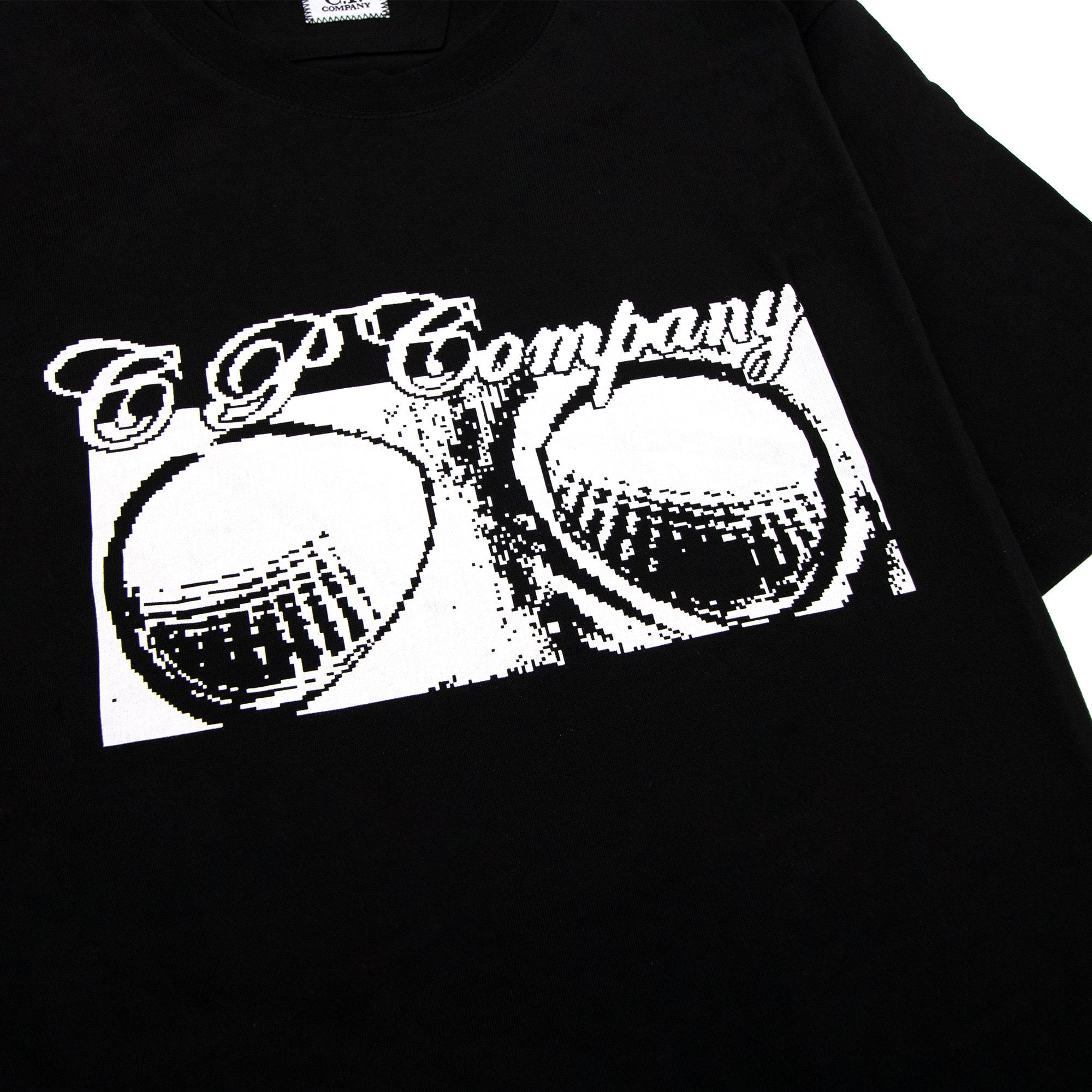 Cp Company 30/1 Jersey Goggle Print T-shirt Black 999