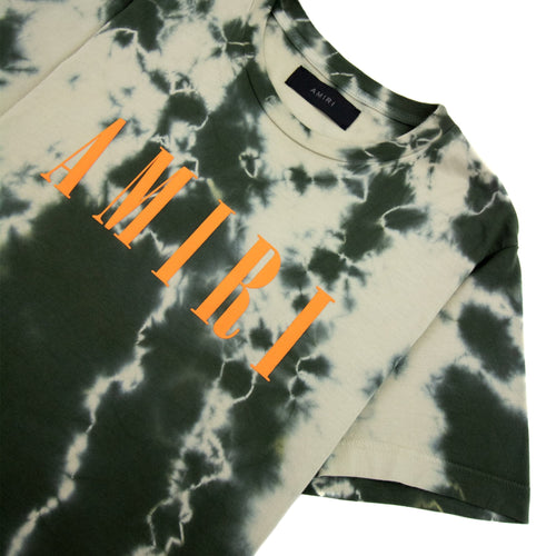 Amiri Core Logo Tie Dye Olive