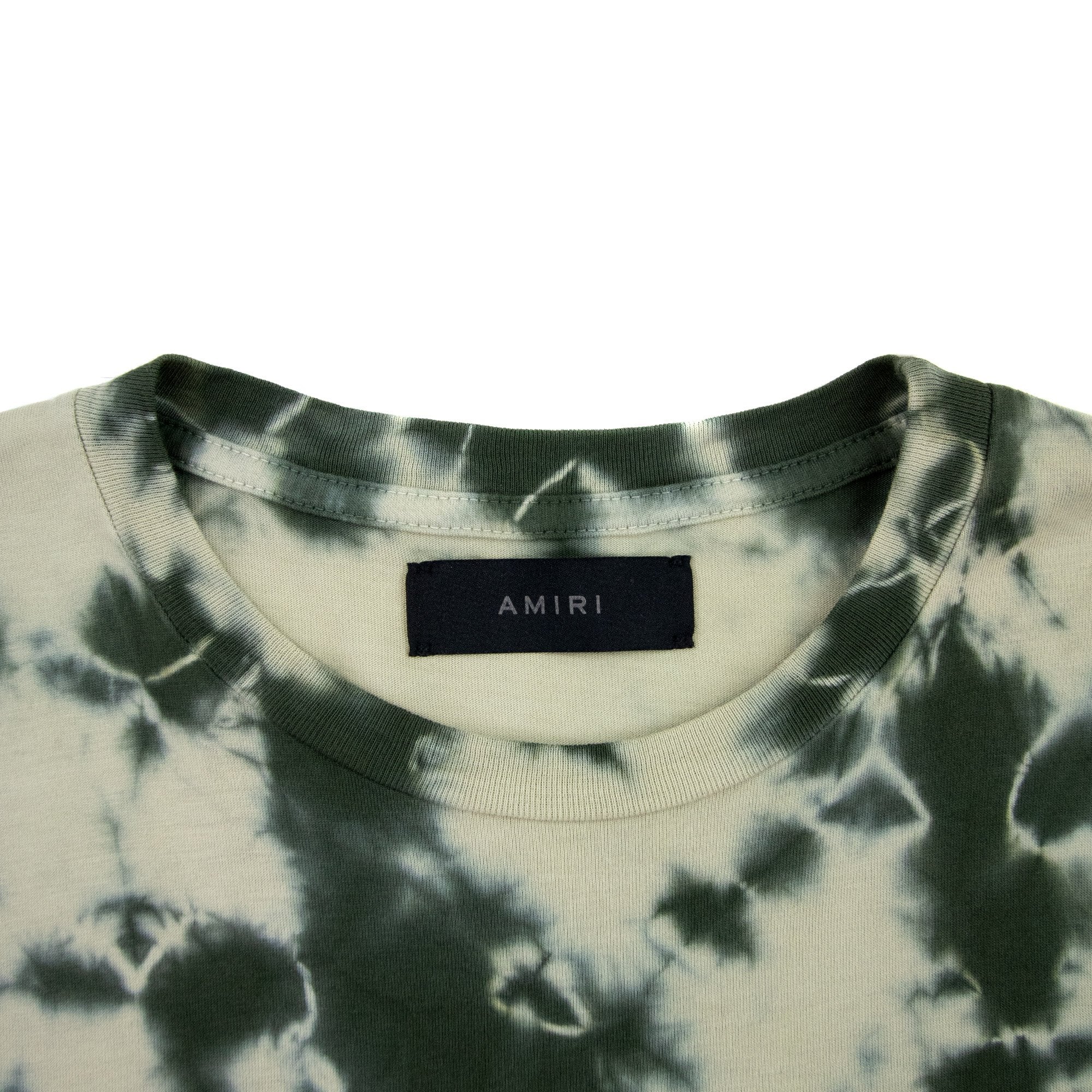 Amiri Core Logo Tie Dye Olive