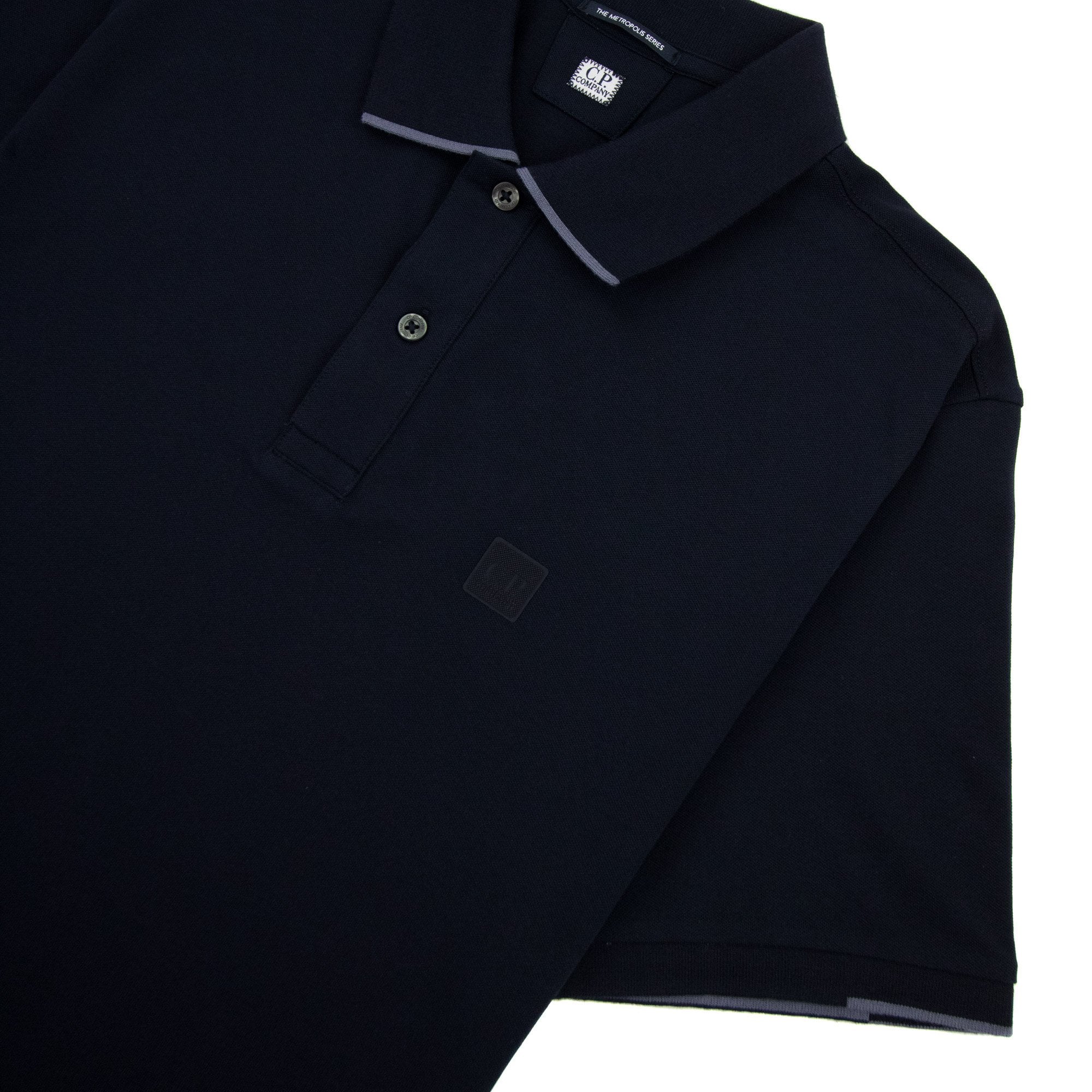 Cp Company Metropolis Series Striped Polo Shirt Navy 888