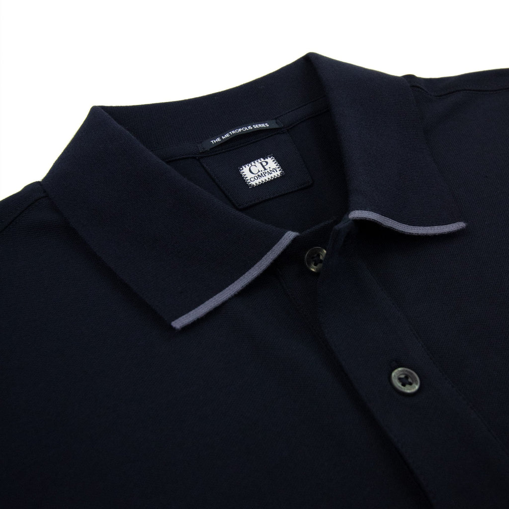 Cp Company Metropolis Series Striped Polo Shirt Navy 888