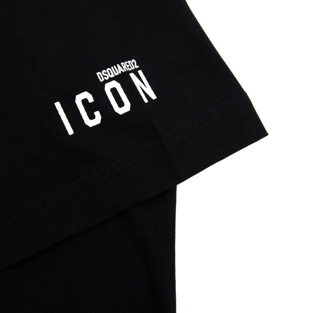 Dsquared2 Icon Logo Round Neck T Shirt Black