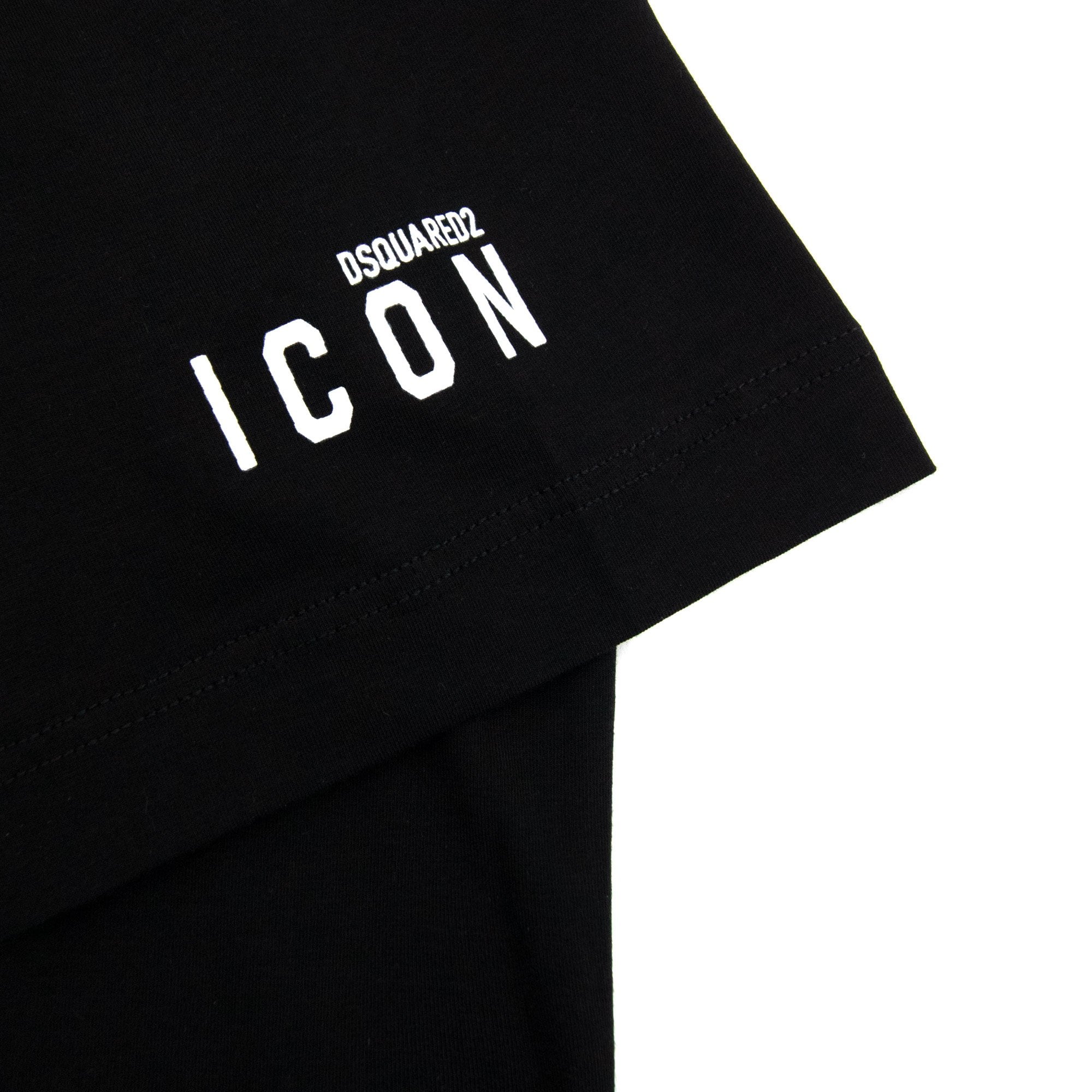 Dsquared2 Icon Logo Round Neck T Shirt Black