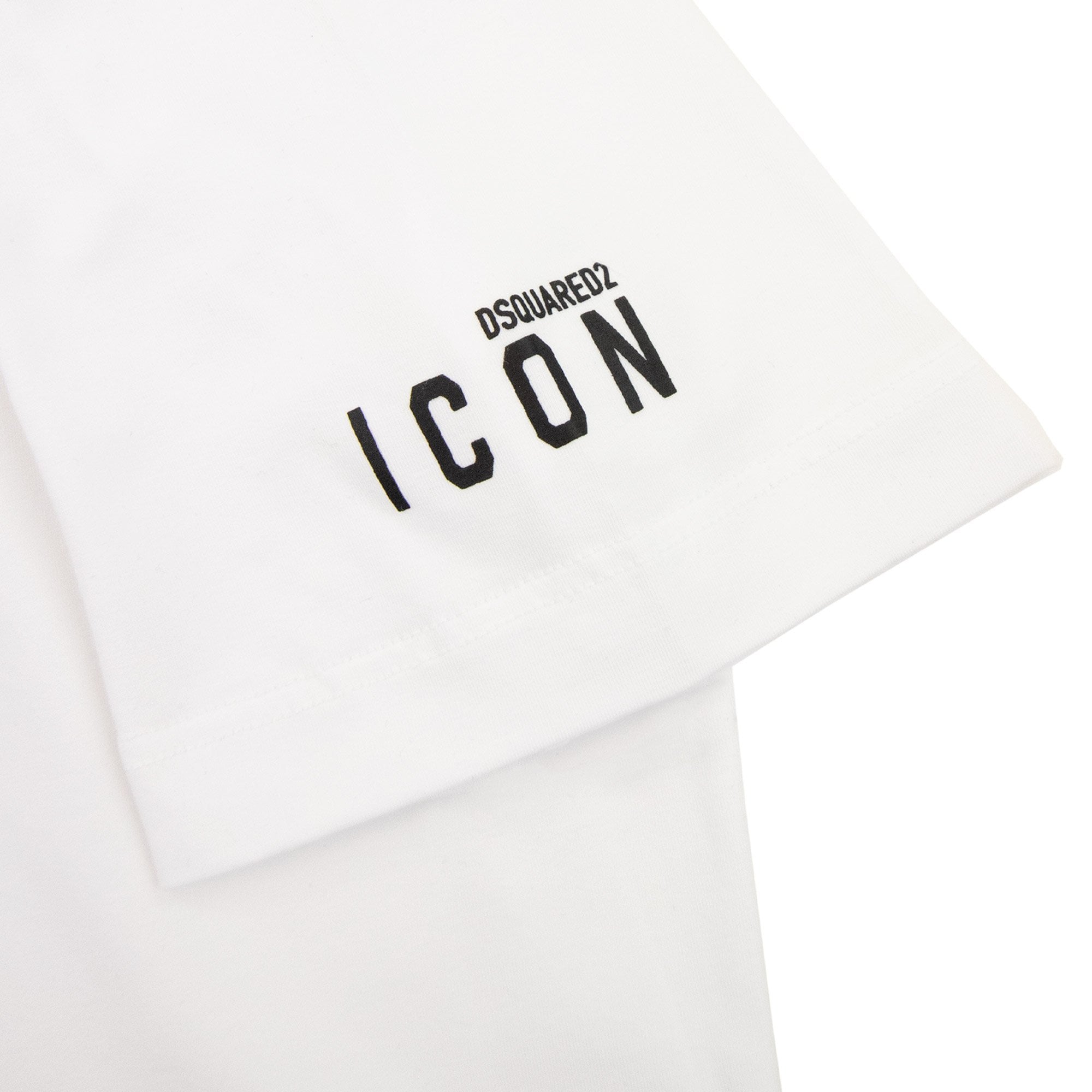Dsquared2 Icon Logo Round Neck T Shirt White