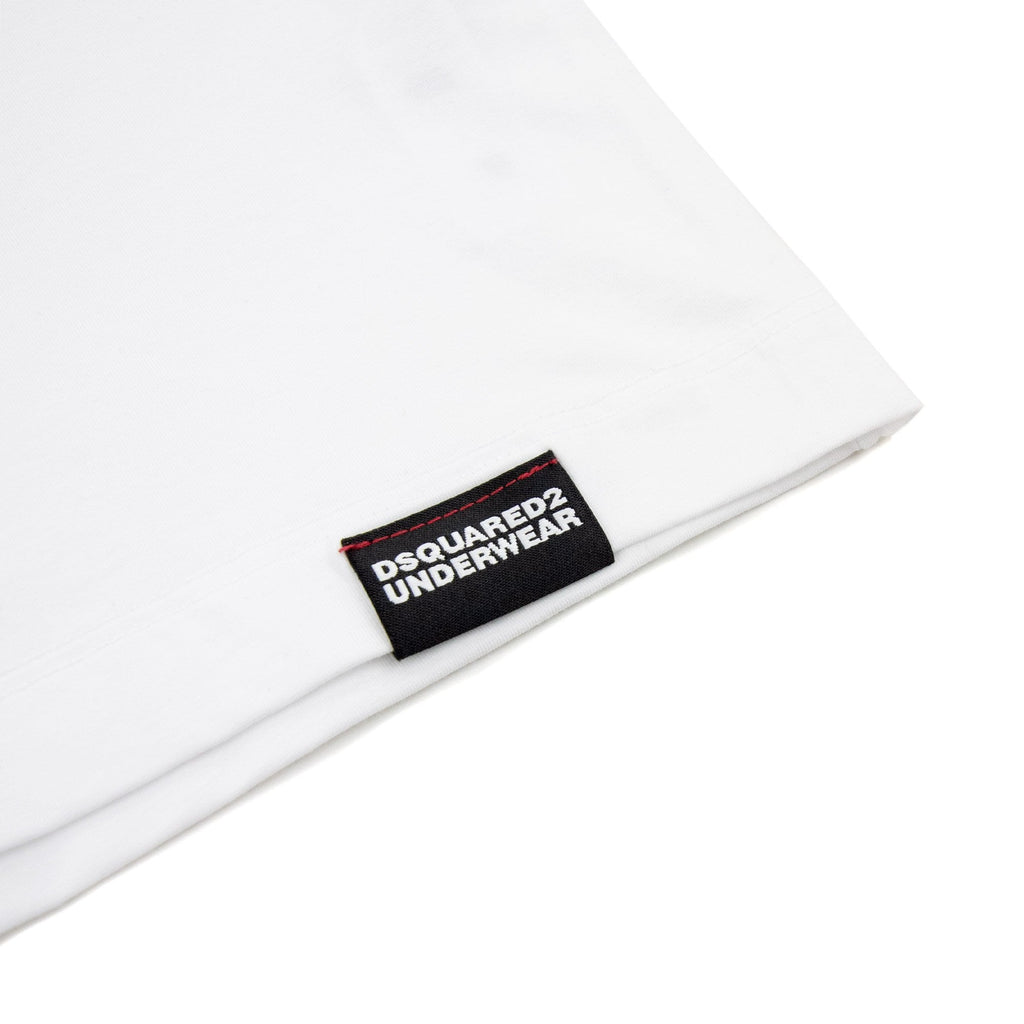 Dsquared2 Icon Logo Round Neck T Shirt White