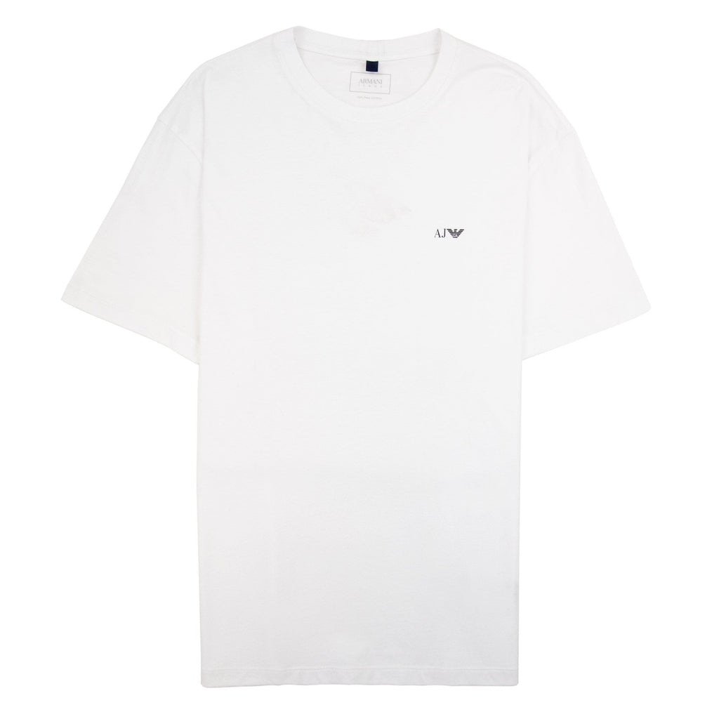 Armani Jeans Basic Crew Neck Tee White