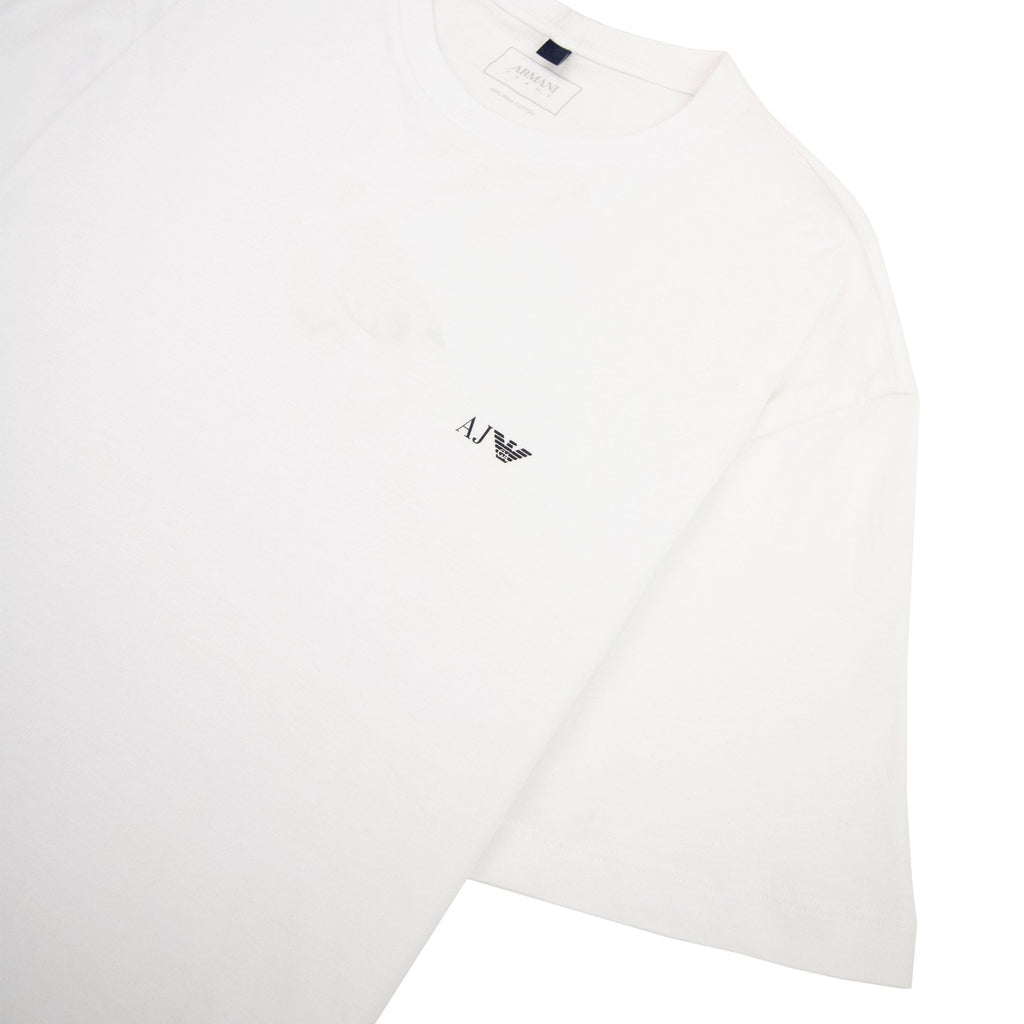 Armani Jeans Basic Crew Neck Tee White