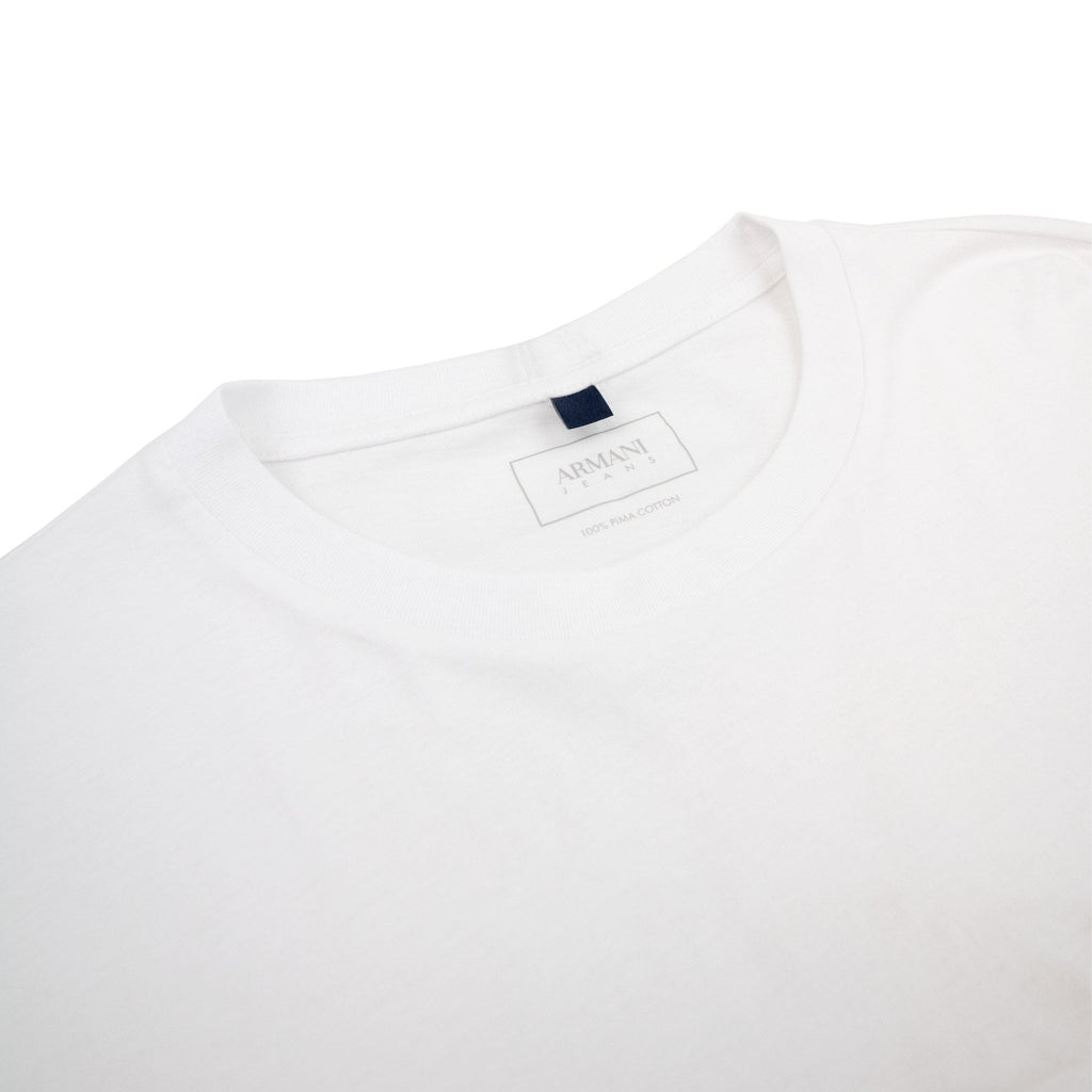 Armani Jeans Basic Crew Neck Tee White