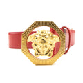 Versace Hexagon Medusa Red