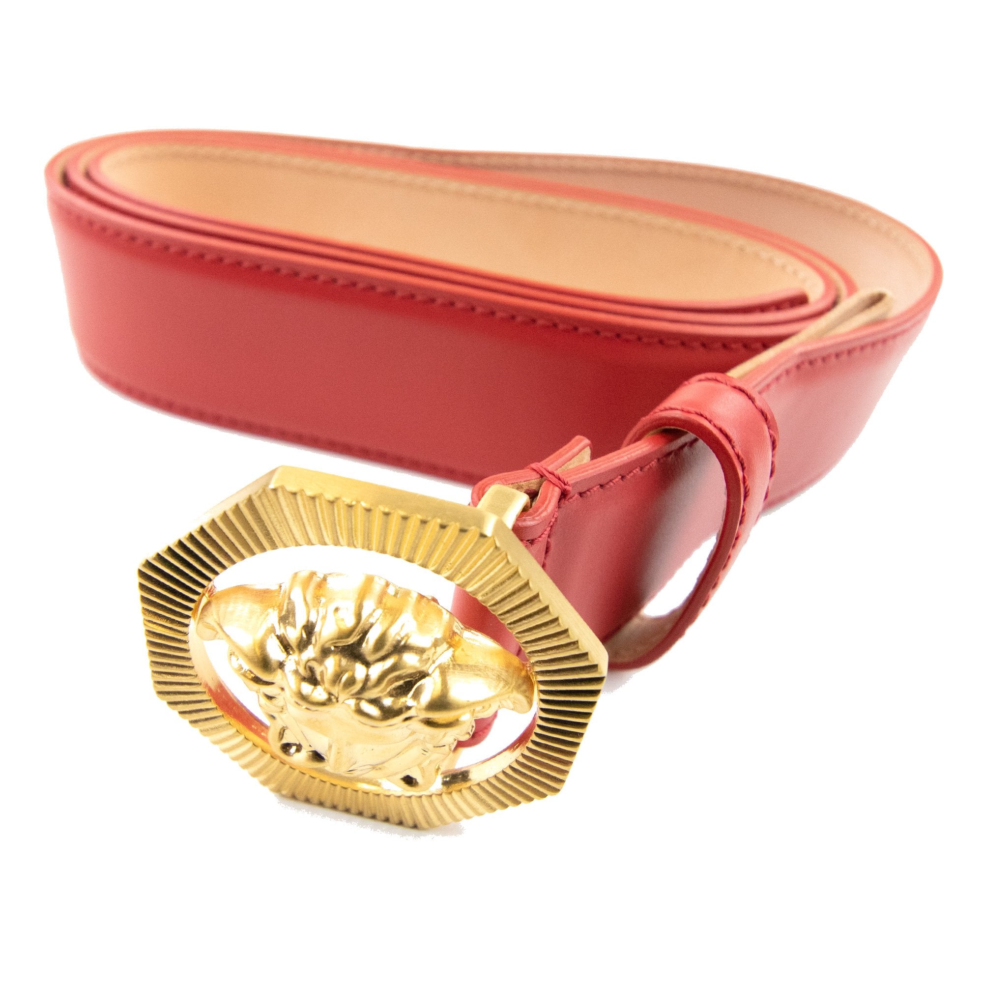 Versace Hexagon Medusa Red
