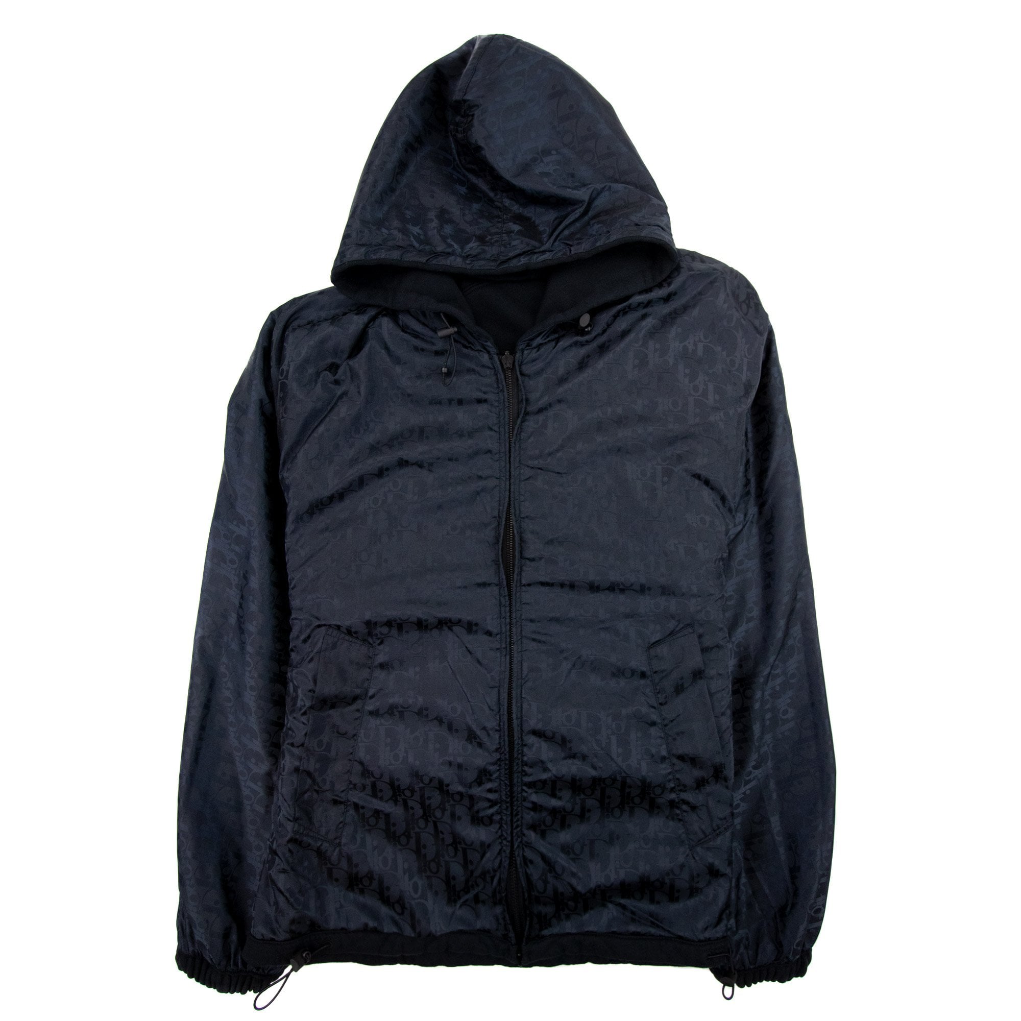 Christian Dior Dior Reversible Hooded Jacket Black