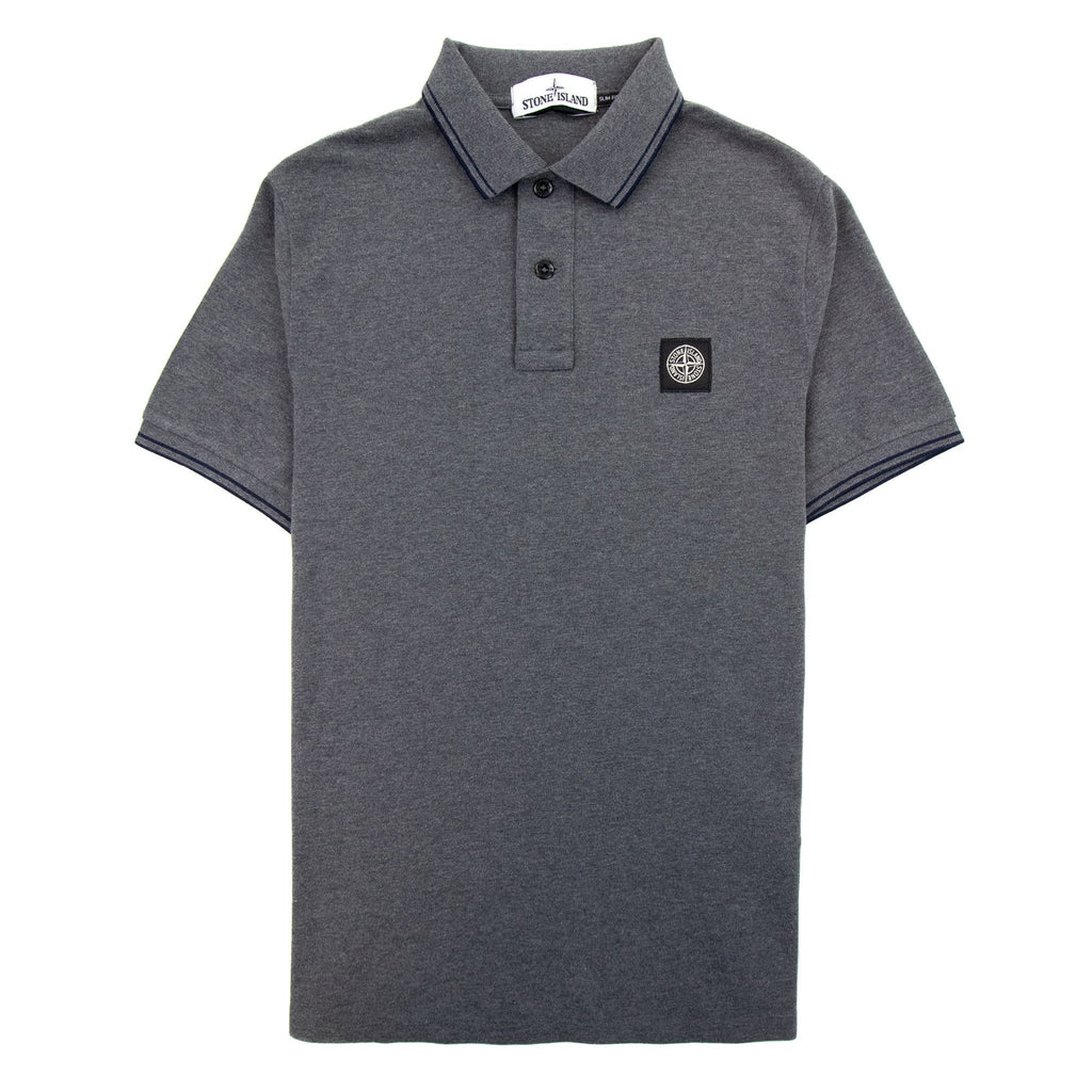 Stone Island Tip Polo Ss Grey V1064