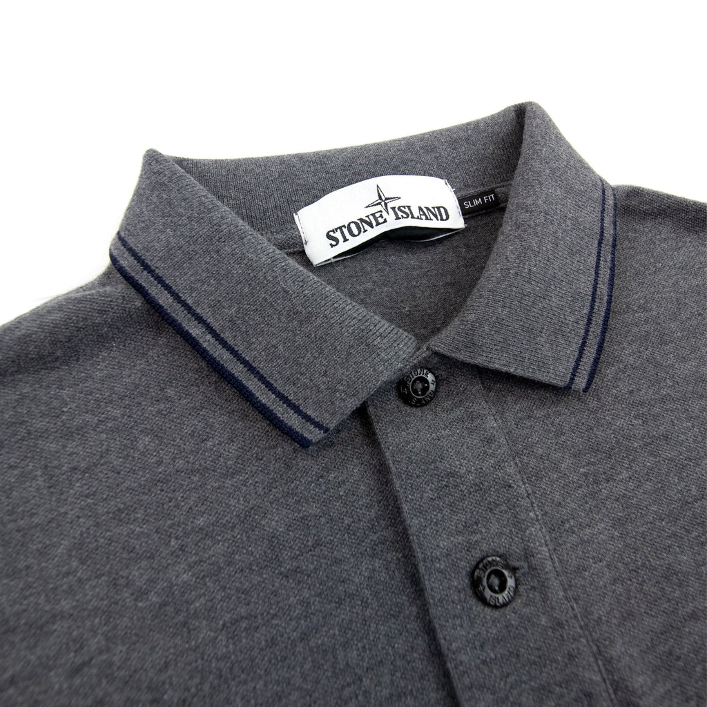 Stone Island Tip Polo Ss Grey V1064