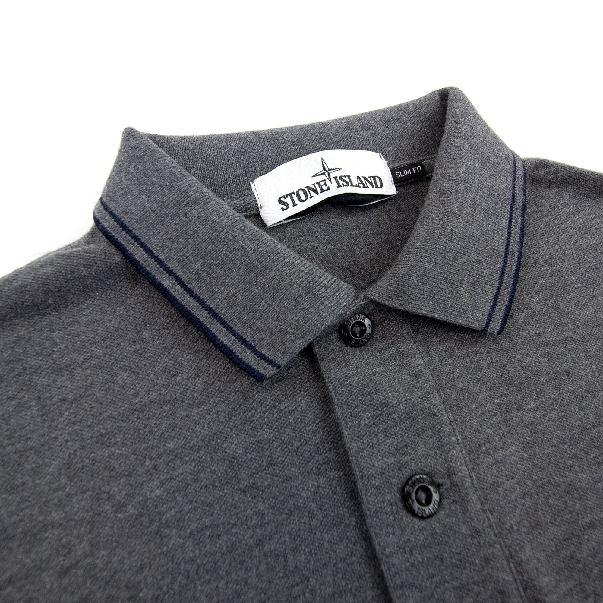 Stone Island Tip Polo Ss Grey V1064