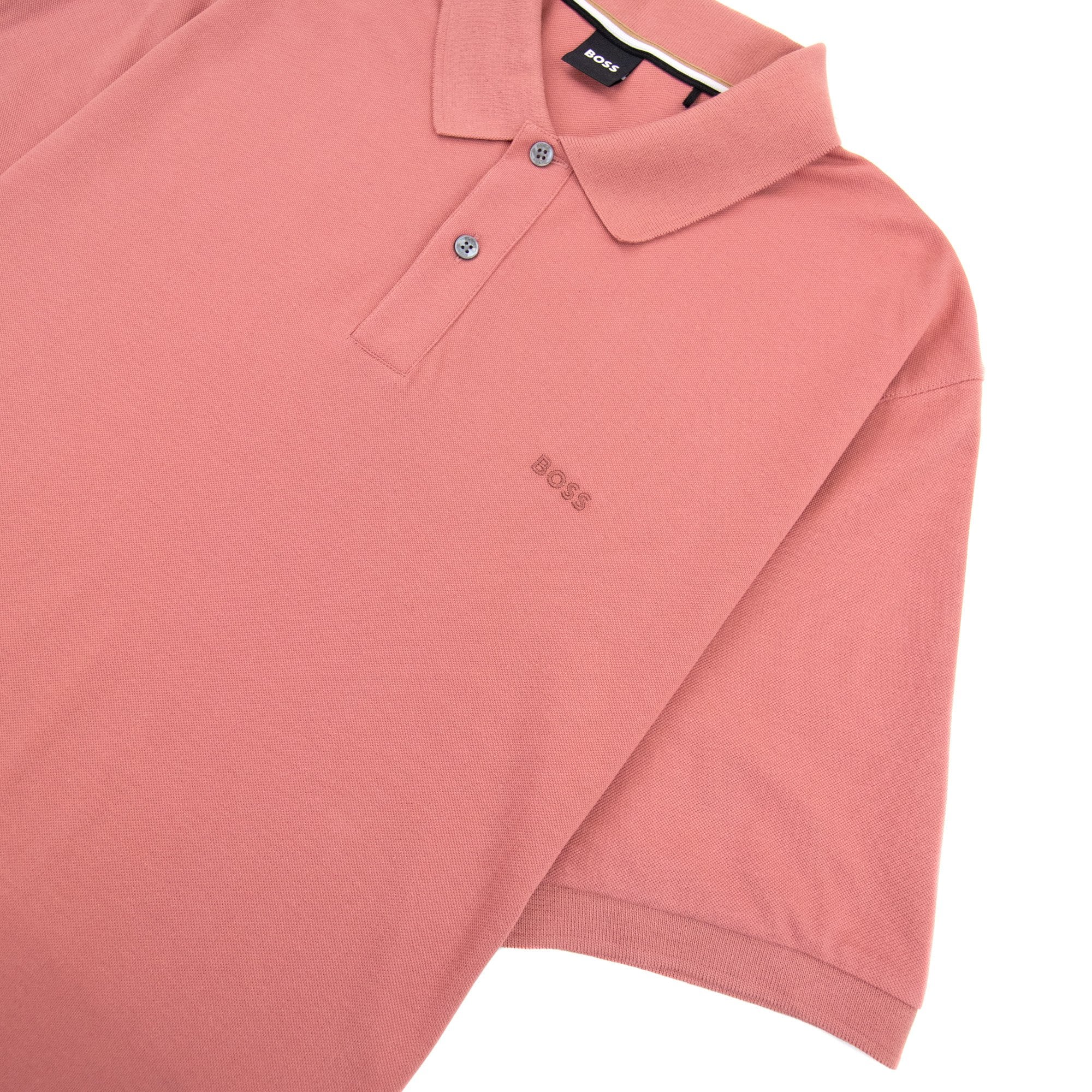 Hugo Boss Pallas Embroidered Logo S/s Polo Light Red 692