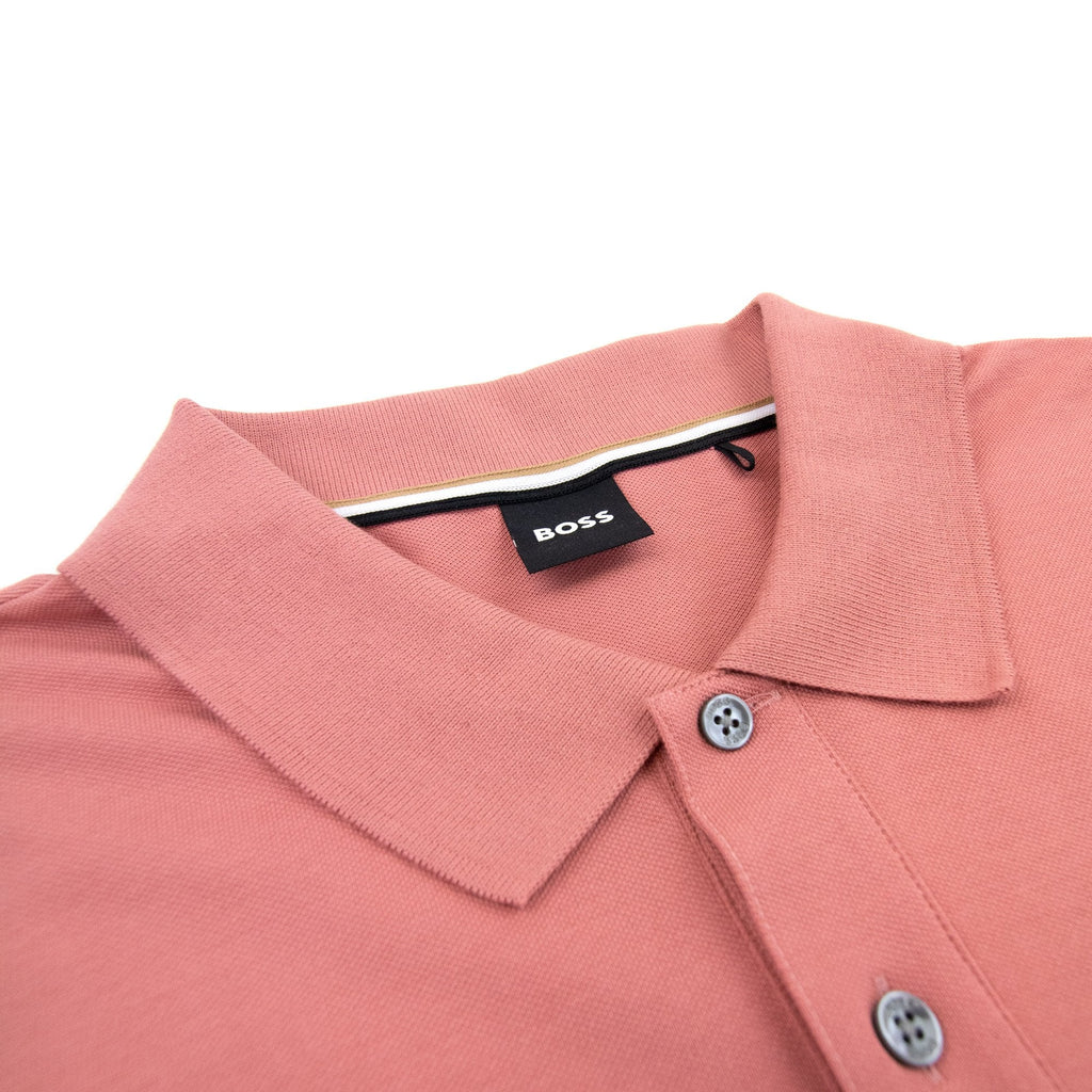 Hugo Boss Pallas Embroidered Logo S/s Polo Light Red 692