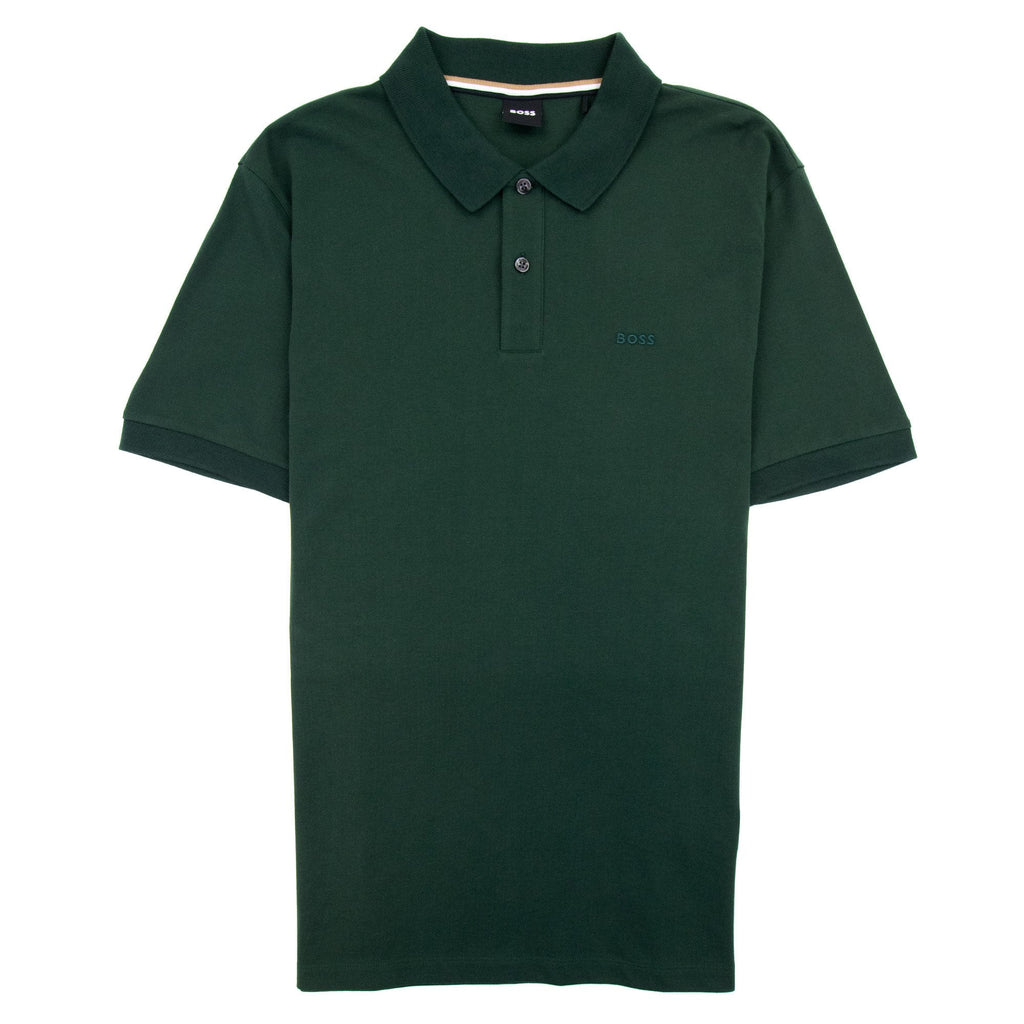 Hugo Boss Pallas Embroidered Logo S/s Polo Dark Green 350