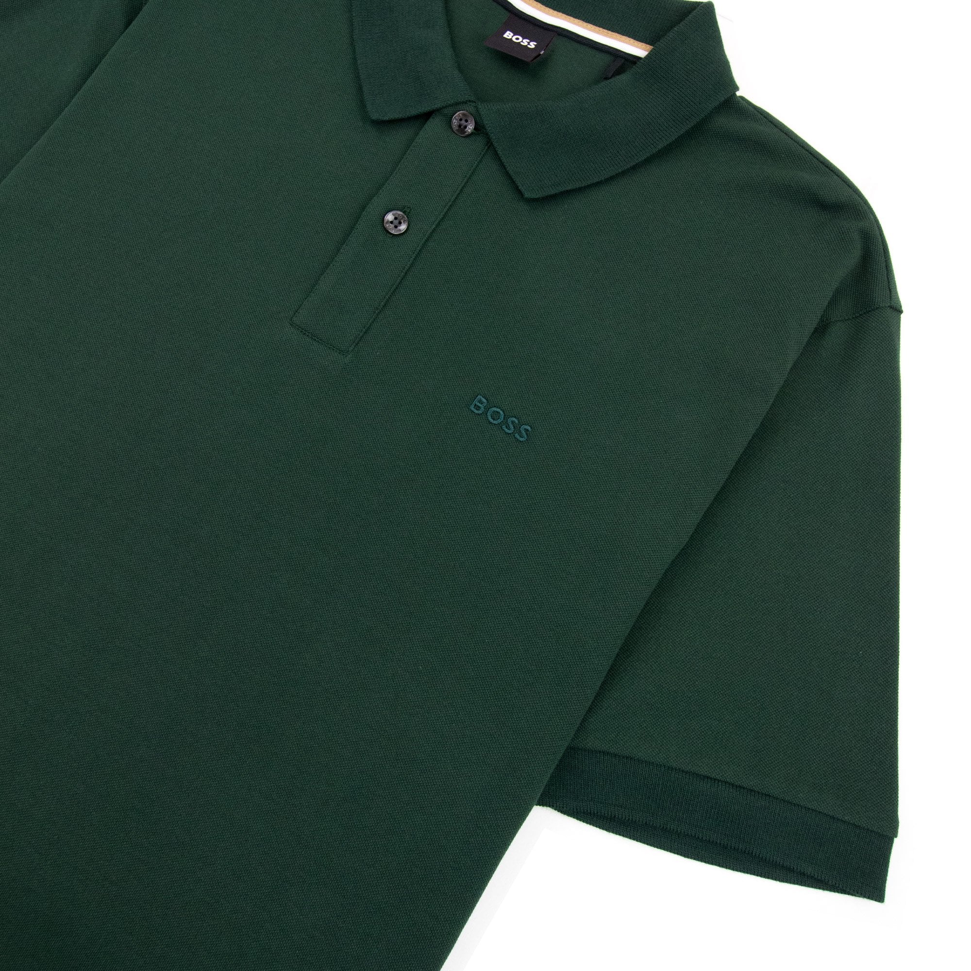 Hugo Boss Pallas Embroidered Logo S/s Polo Dark Green 350