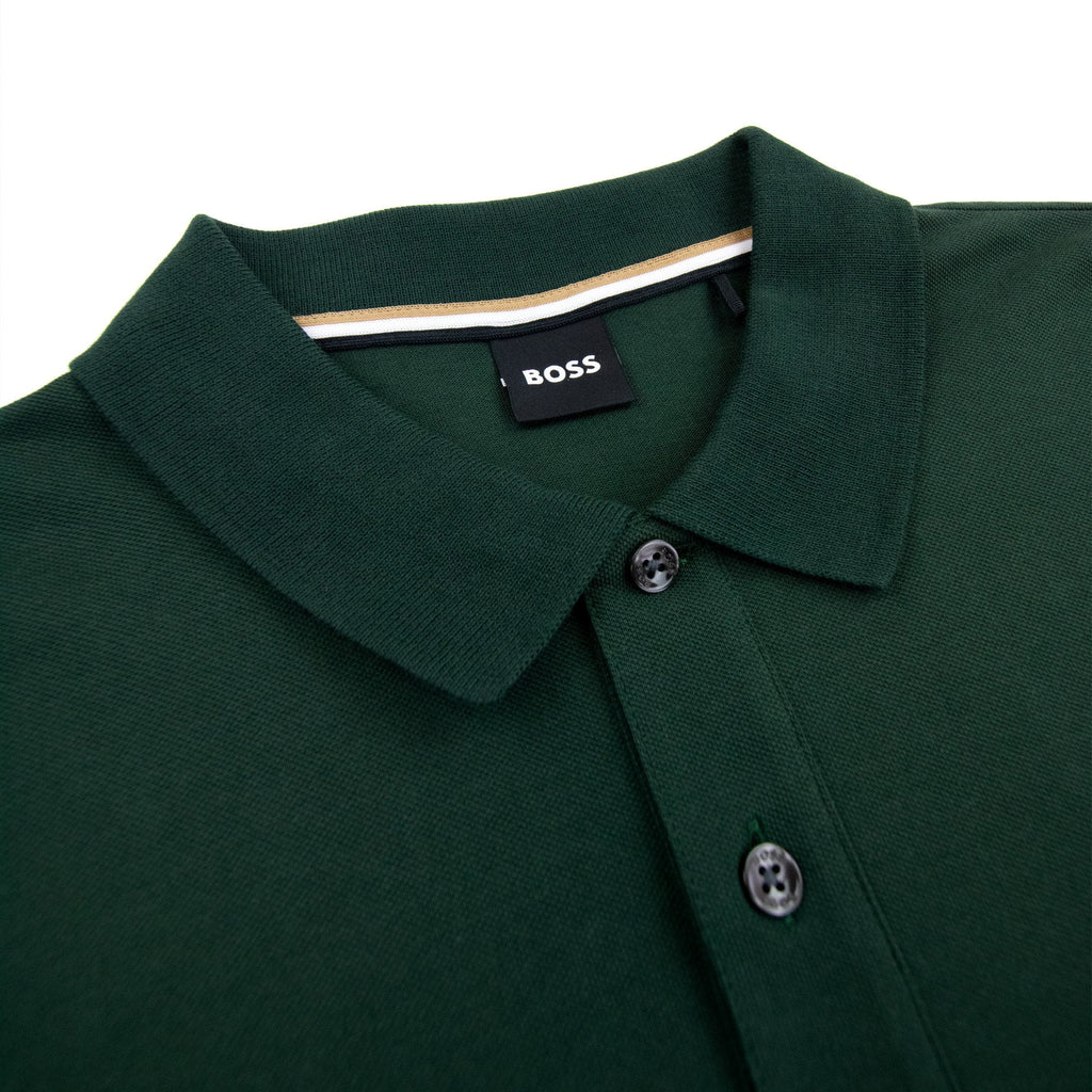 Hugo Boss Pallas Embroidered Logo S/s Polo Dark Green 350