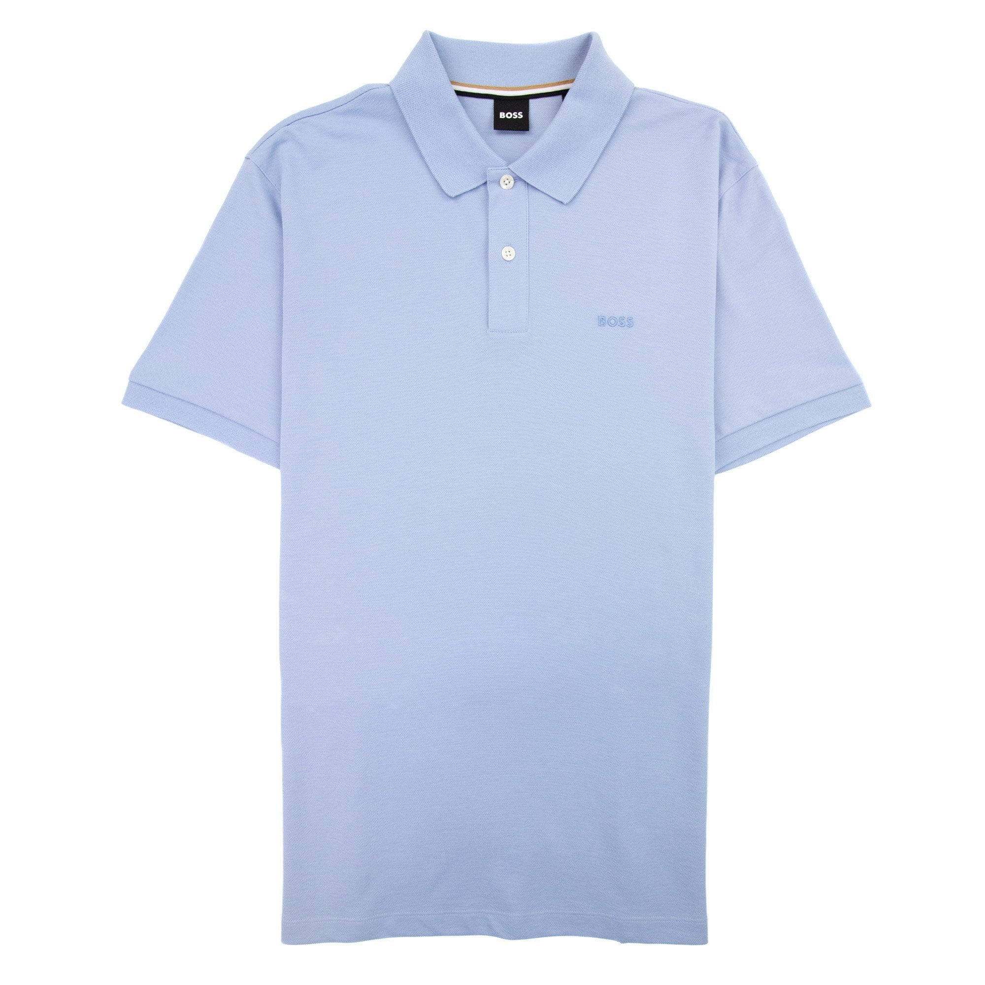 Hugo Boss Pallas Embroidered Logo S/s Polo Light Blue 492