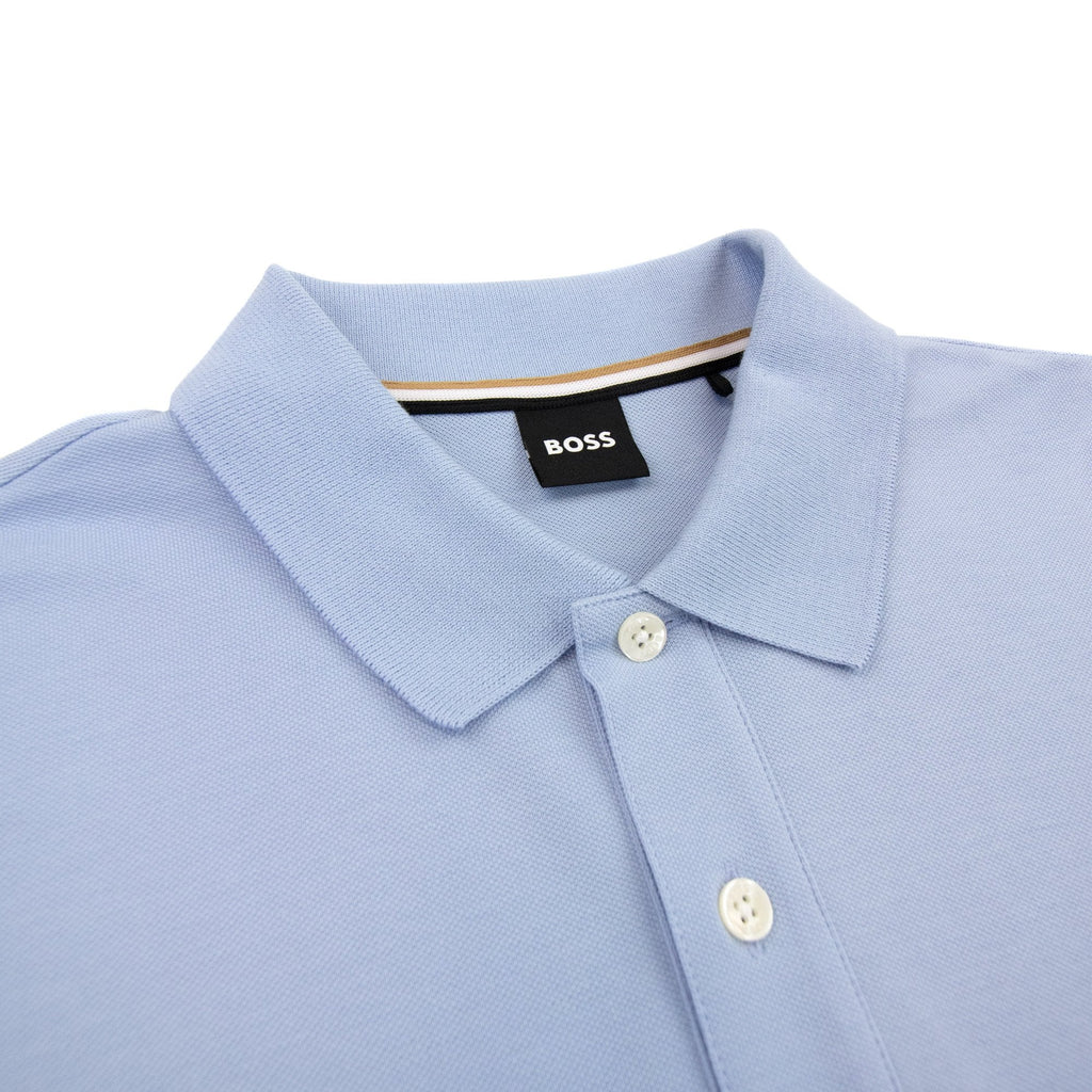 Hugo Boss Pallas Embroidered Logo S/s Polo Light Blue 492