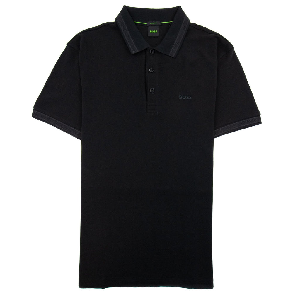 Hugo Boss Paddy Embroidered Logo Polo Black 008