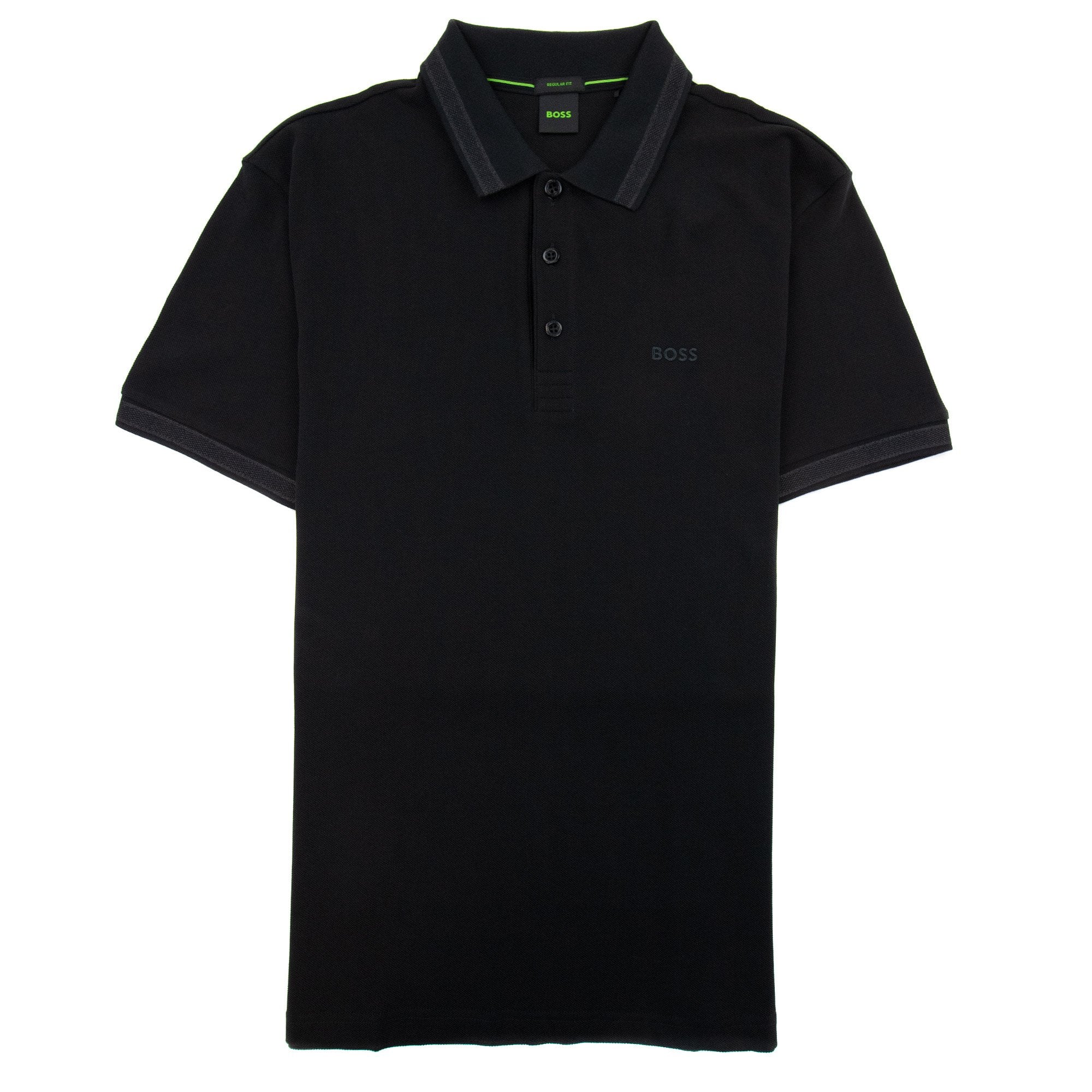 Hugo Boss Paddy Embroidered Logo Polo Black 008