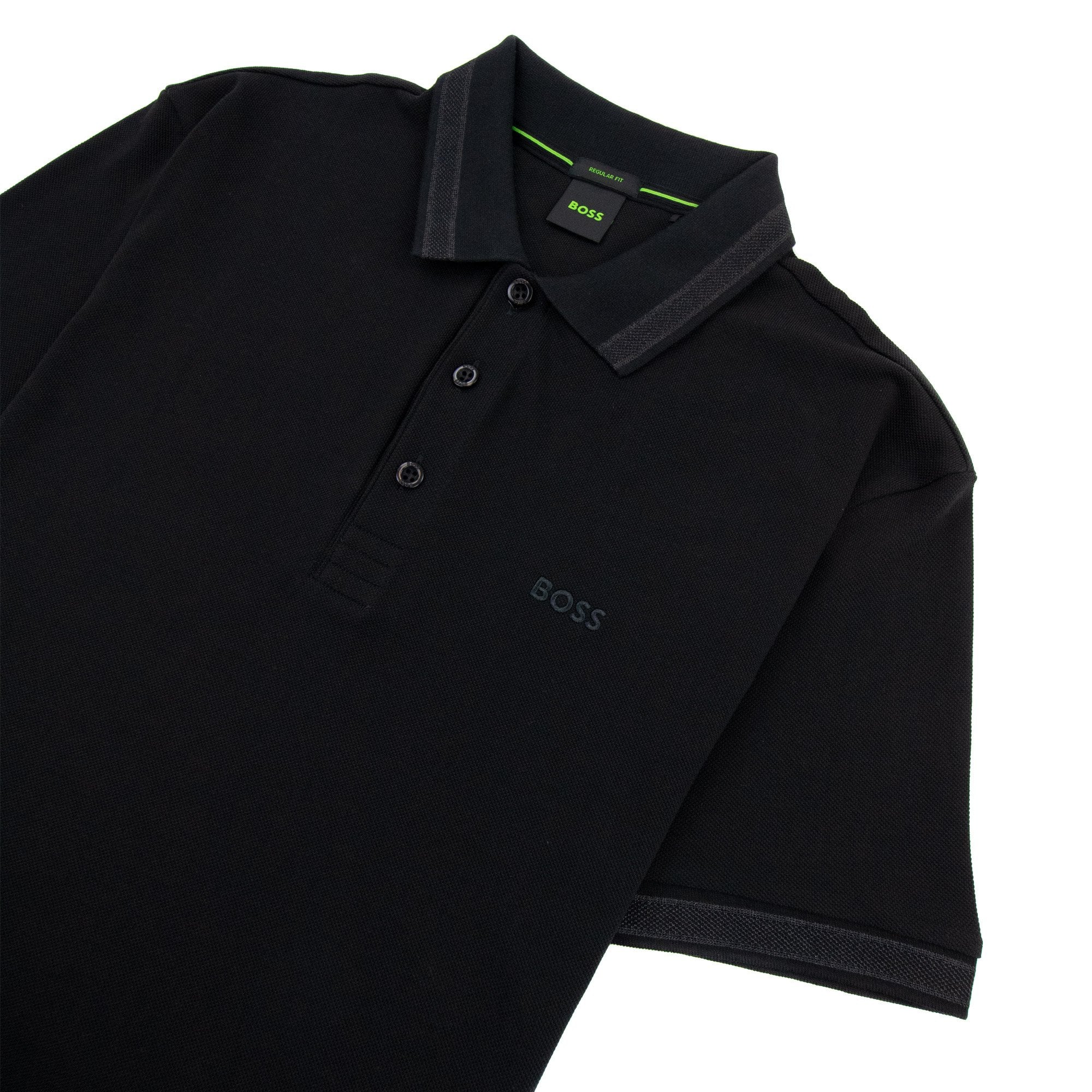 Hugo Boss Paddy Embroidered Logo Polo Black 008