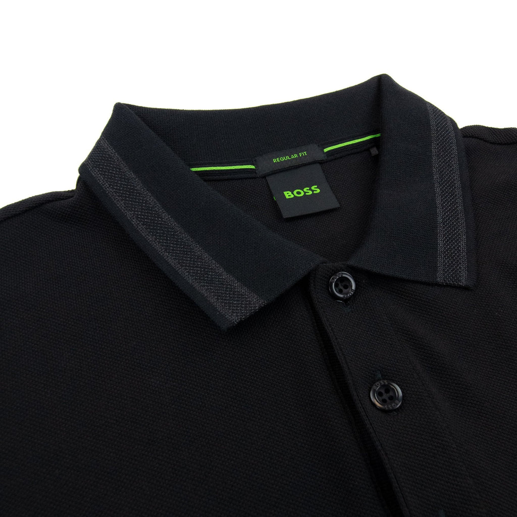 Hugo Boss Paddy Embroidered Logo Polo Black 008