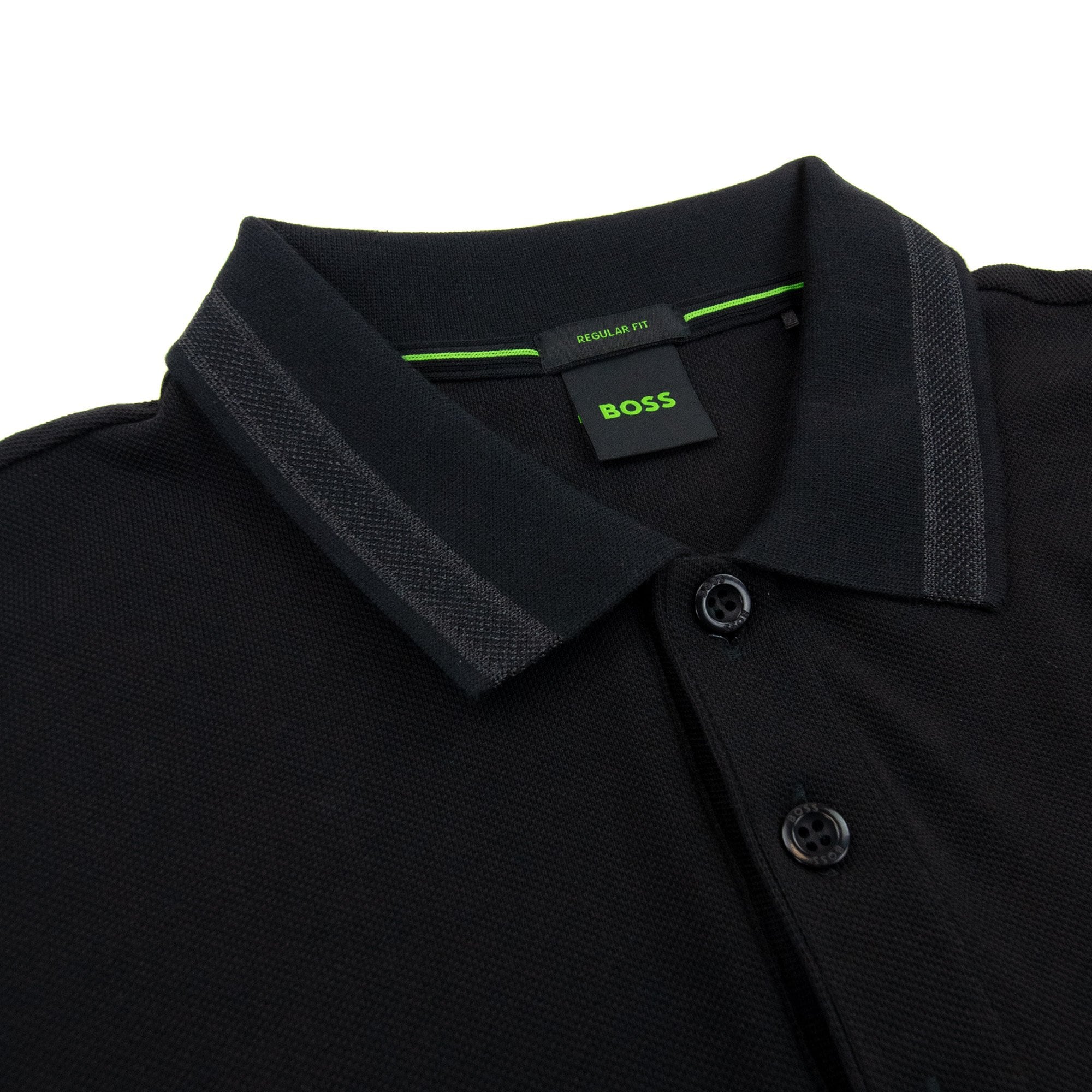 Hugo Boss Paddy Embroidered Logo Polo Black 008