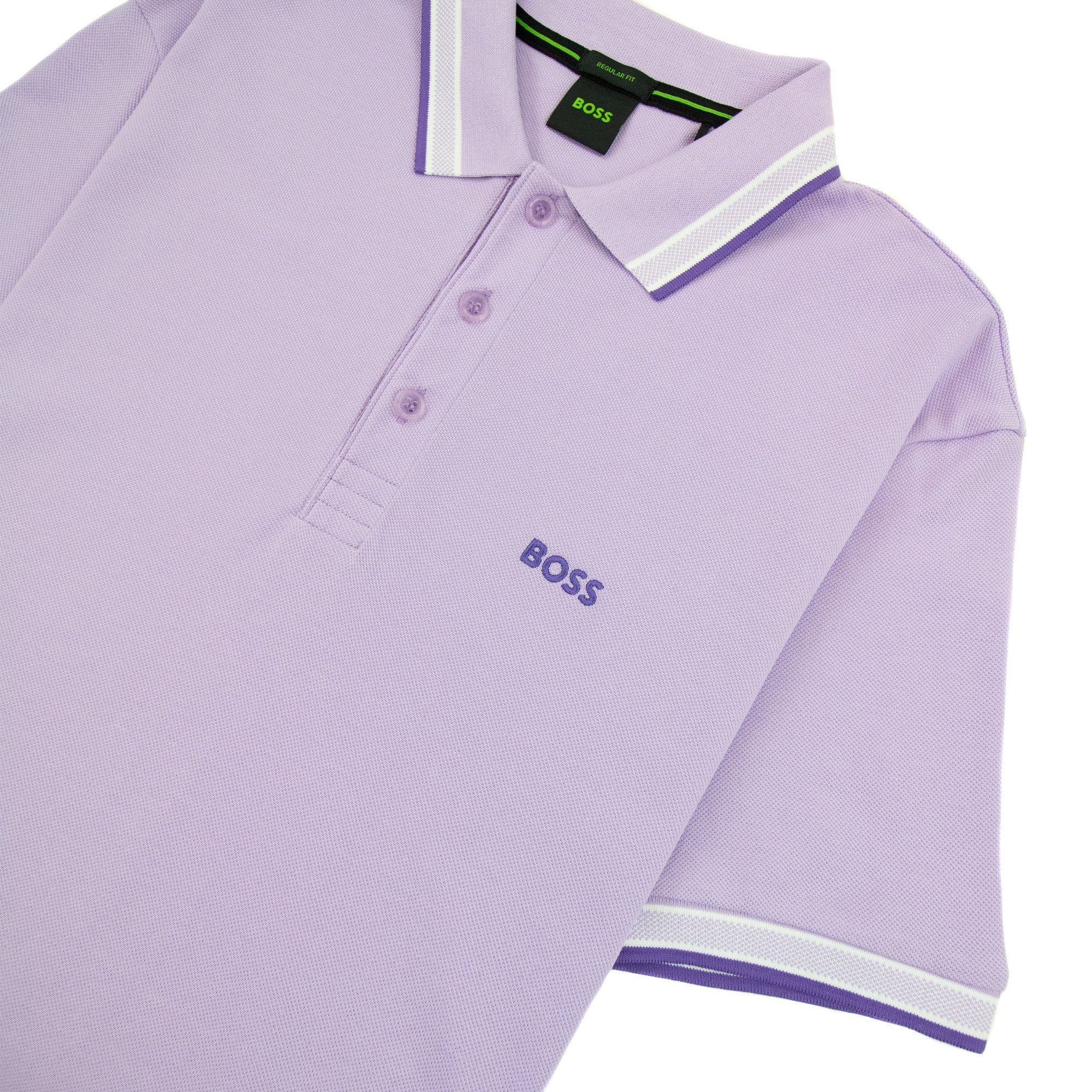 Hugo Boss Paddy Embroidered Logo Polo Light Purple 534