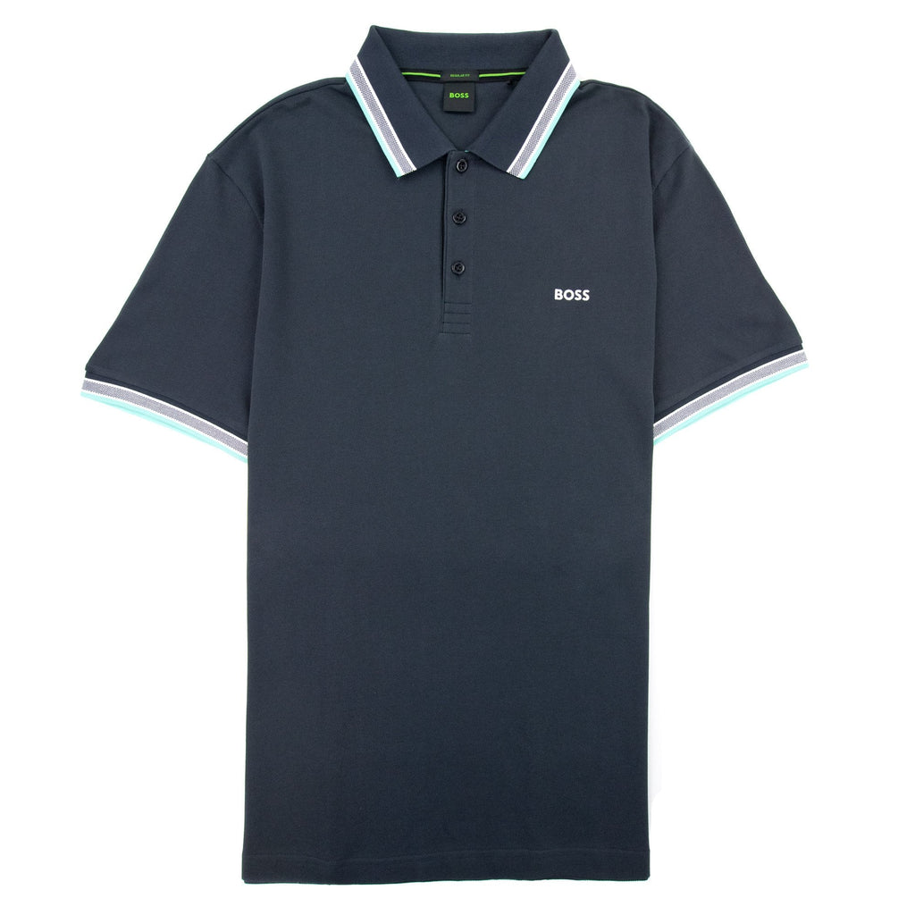 Hugo Boss Paddy Embroidered Logo Polo Navy 409